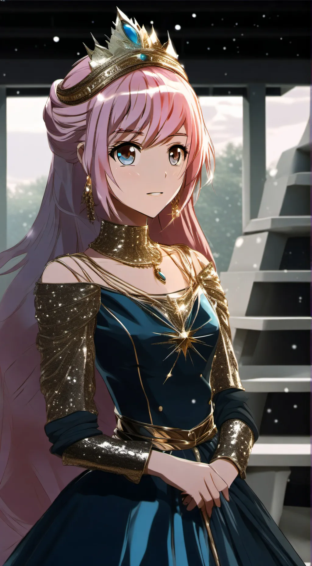 ai character: Princess Gold<3 background