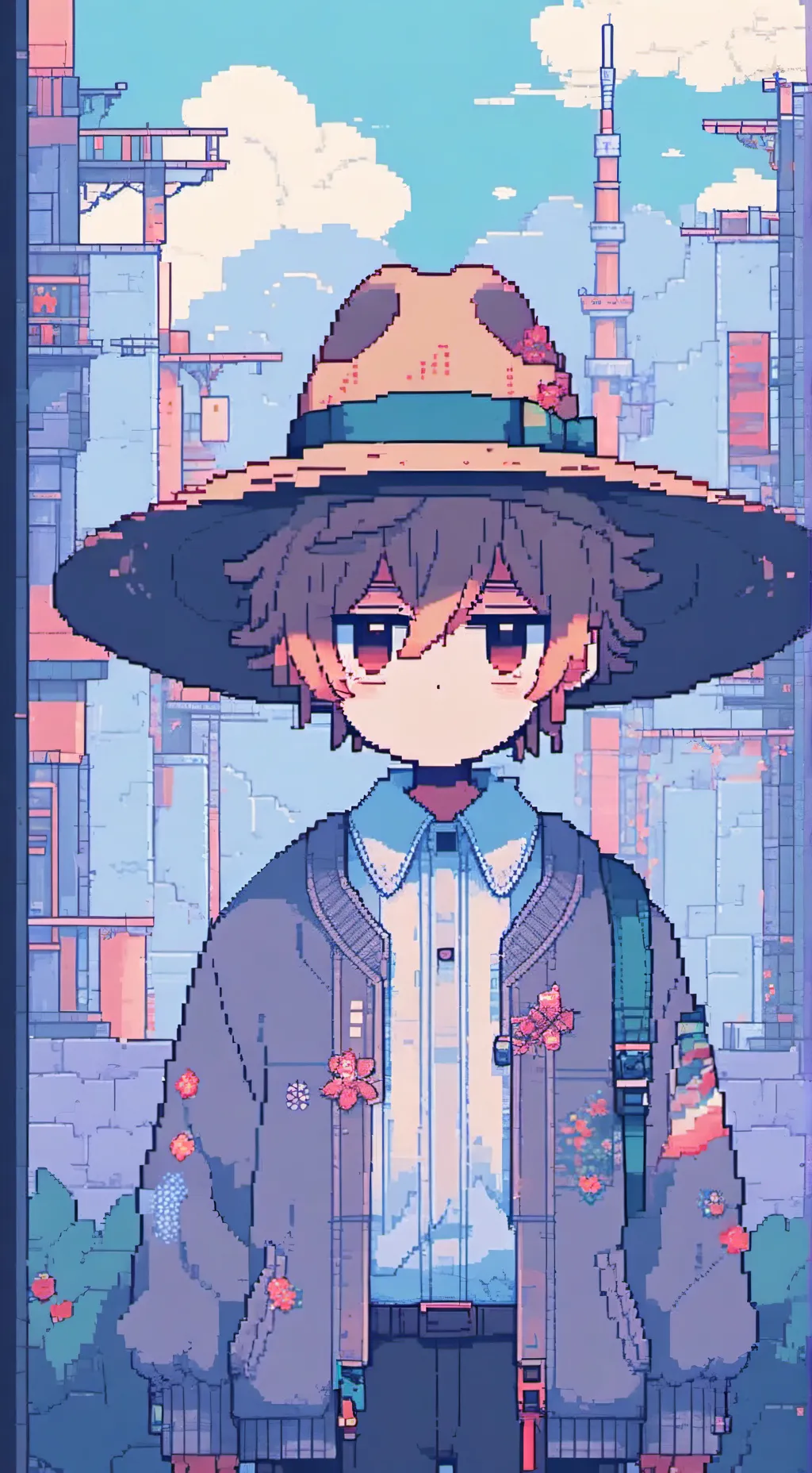 ai character: tuna🤑🤟 background