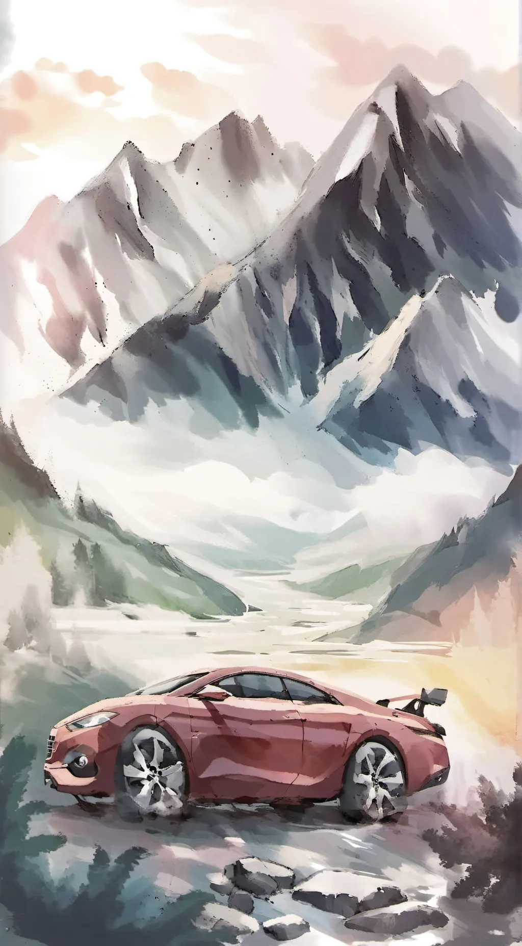 ai character: Sprunki road trip background