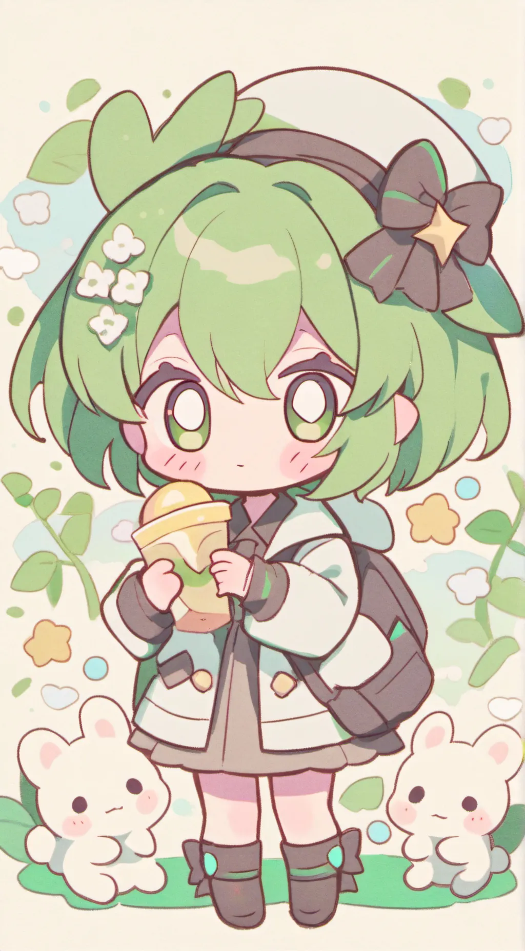 ai character: mha soeur de deku background