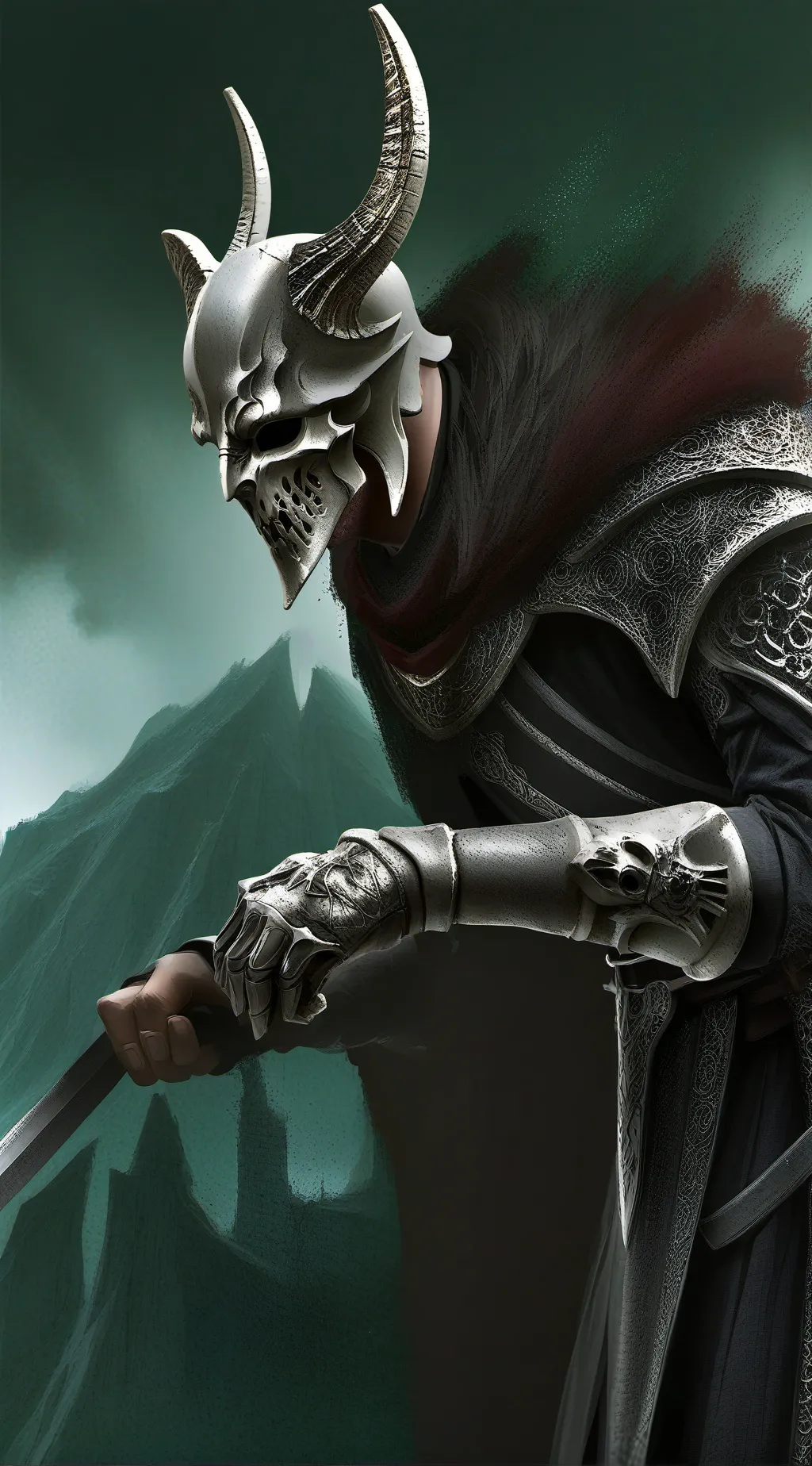 ai character: La muerte background