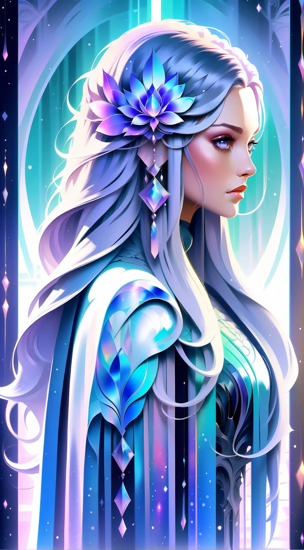 ai character: ИЖ девочк background