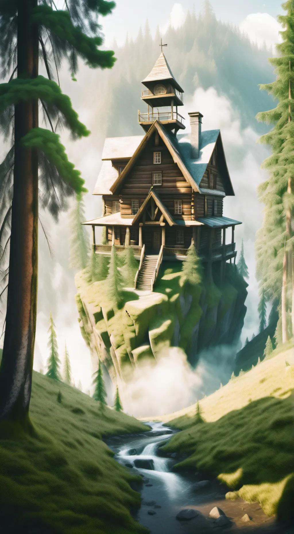 ai character: gravity falls  background