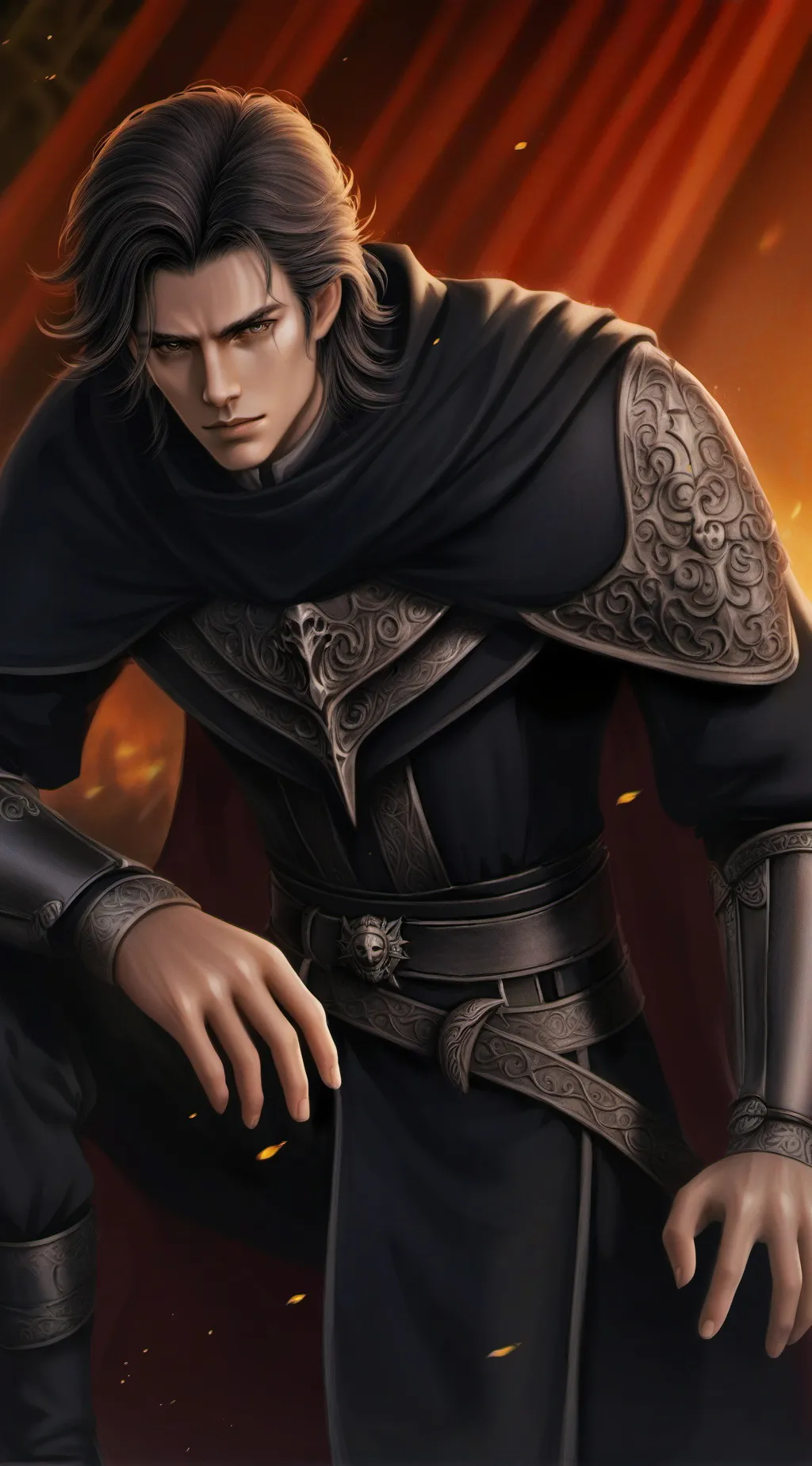 ai character:  Fallon background