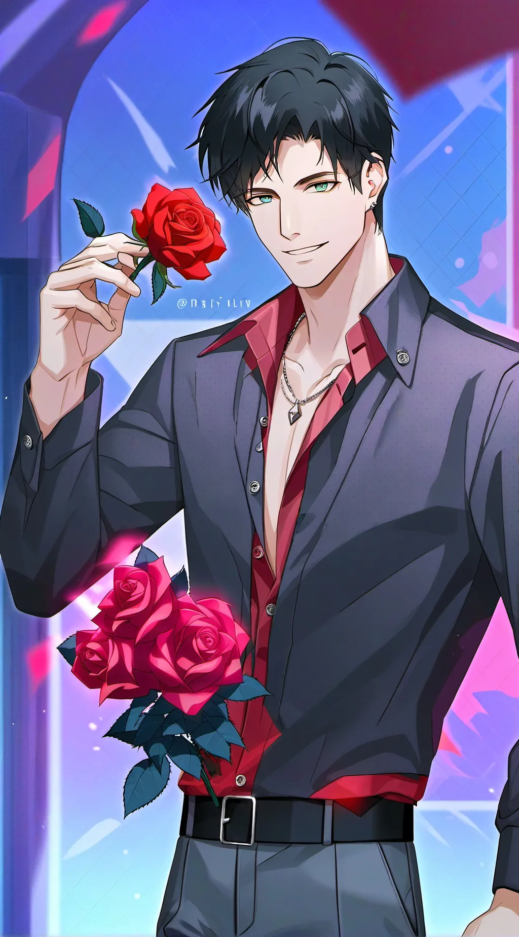 ai character: asher background