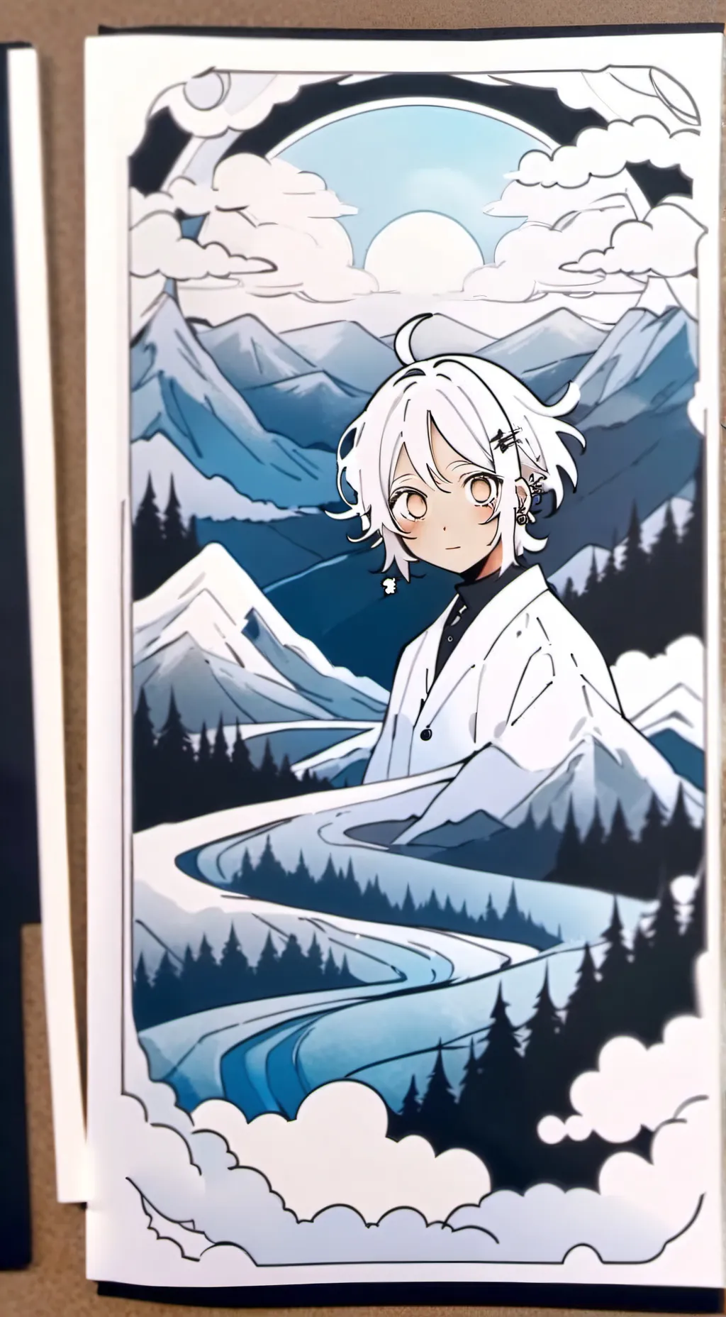 ai character: ☆°Issac°☆ background