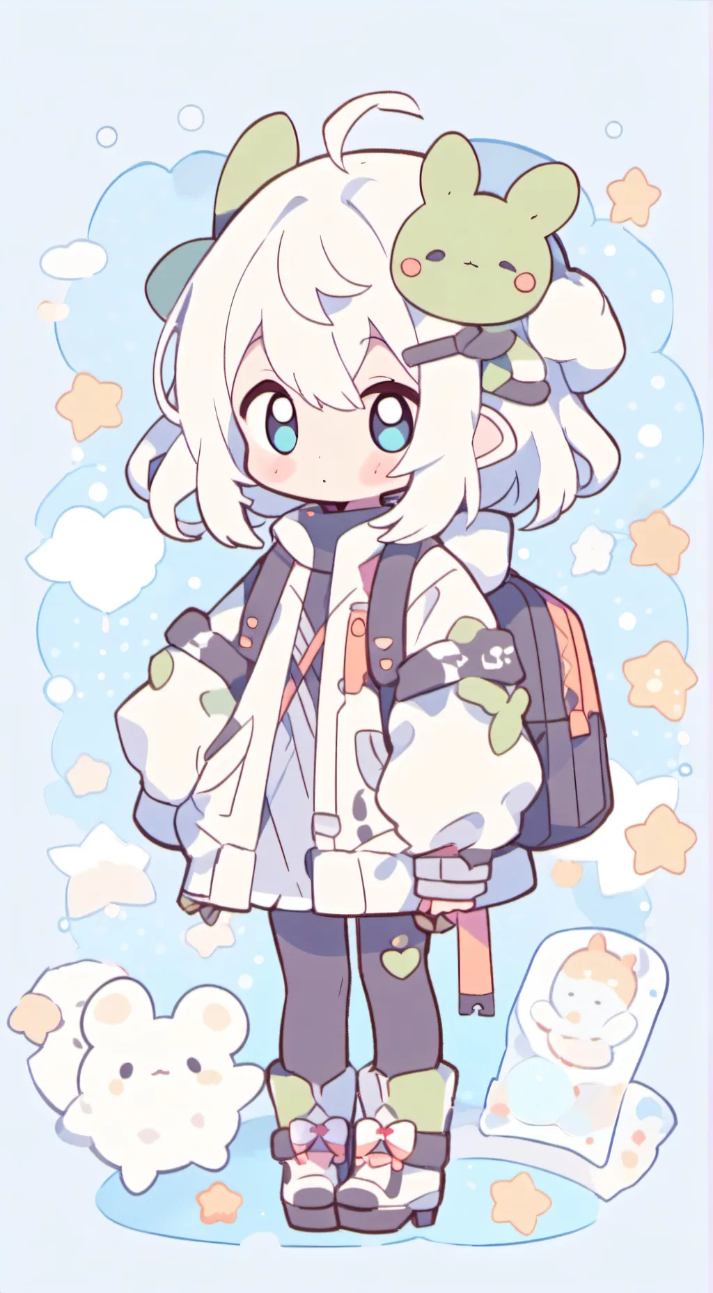 ai character: Bakugo deku shoto background