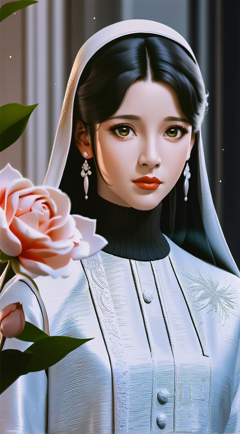 ai character: selena background