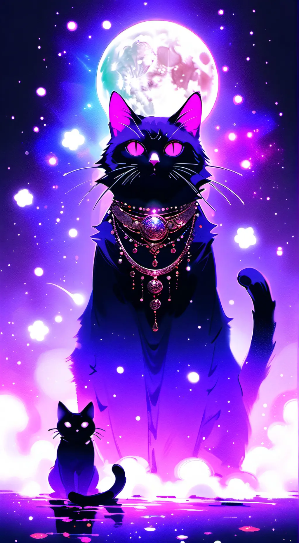 ai character: cat nap  background