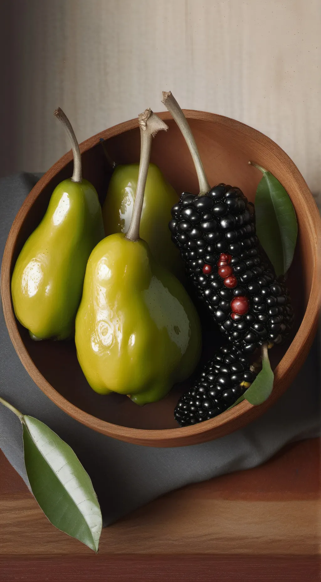 ai character: fruit qui parle  background