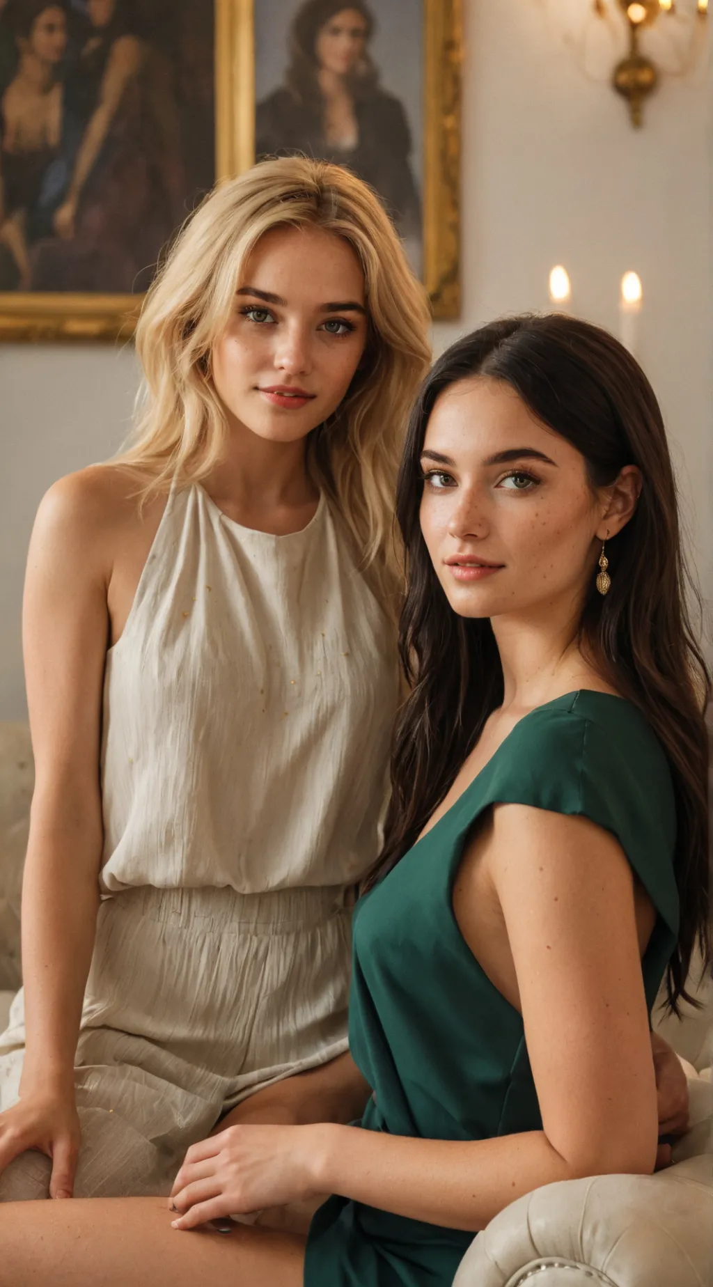 ai character: Victoria & Nicole background