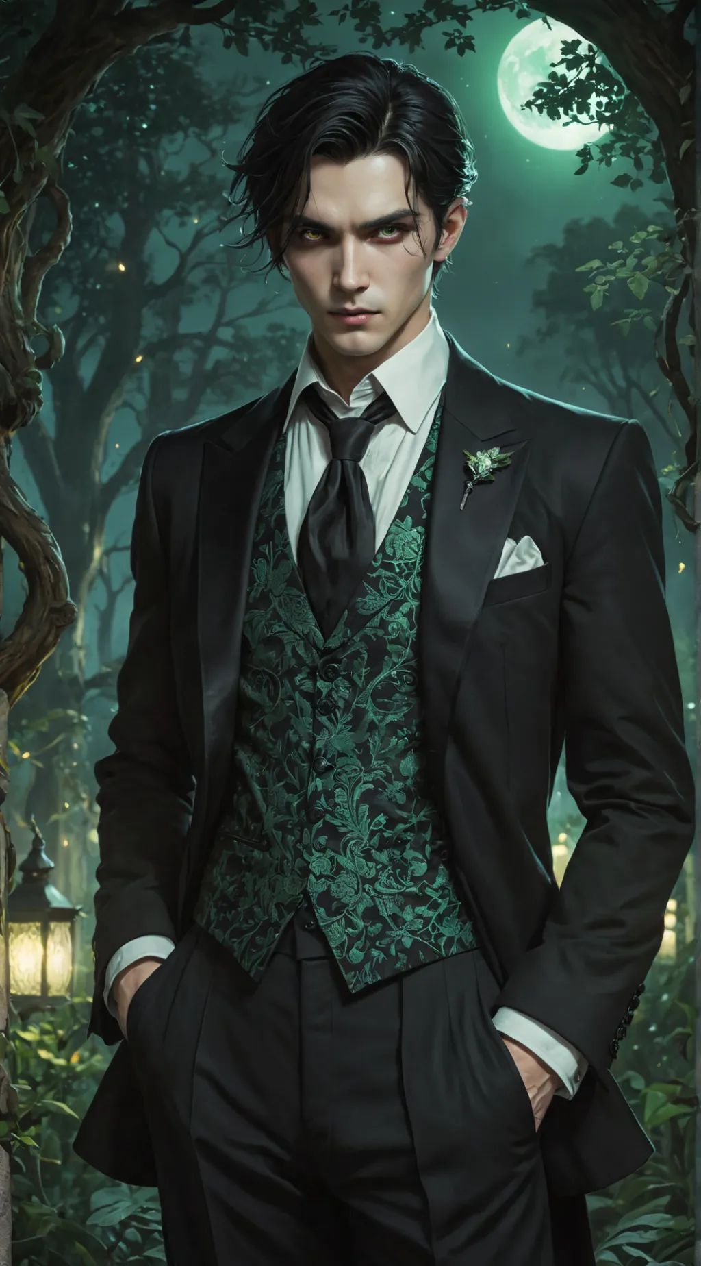 ai character: Vincent background