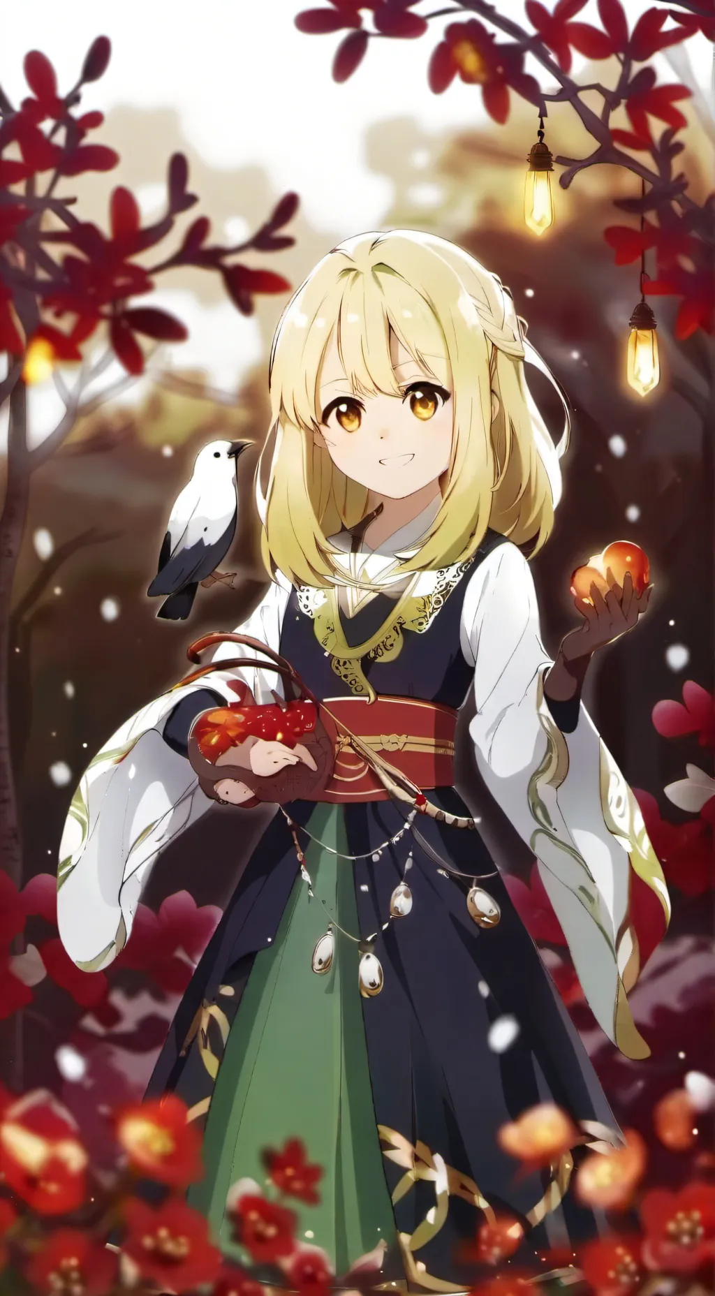 ai character: neko girl killer background