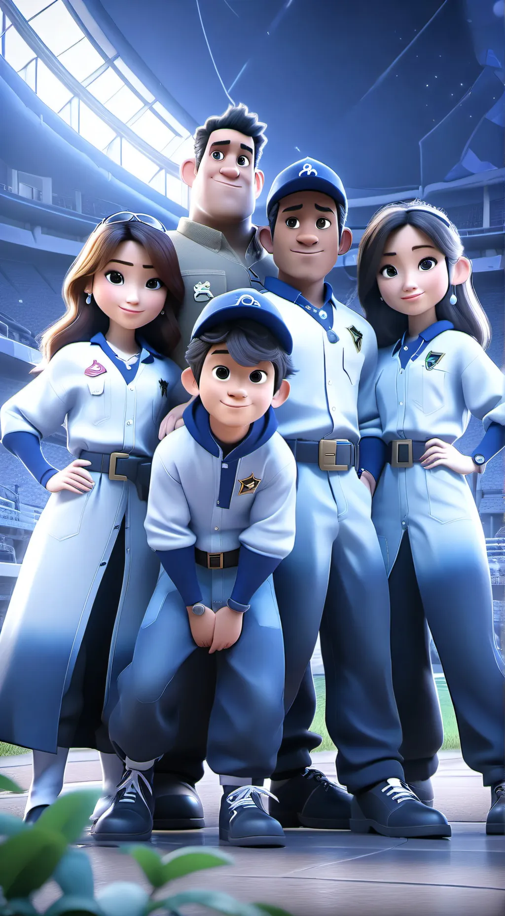 ai character: The Pixar Rangers background