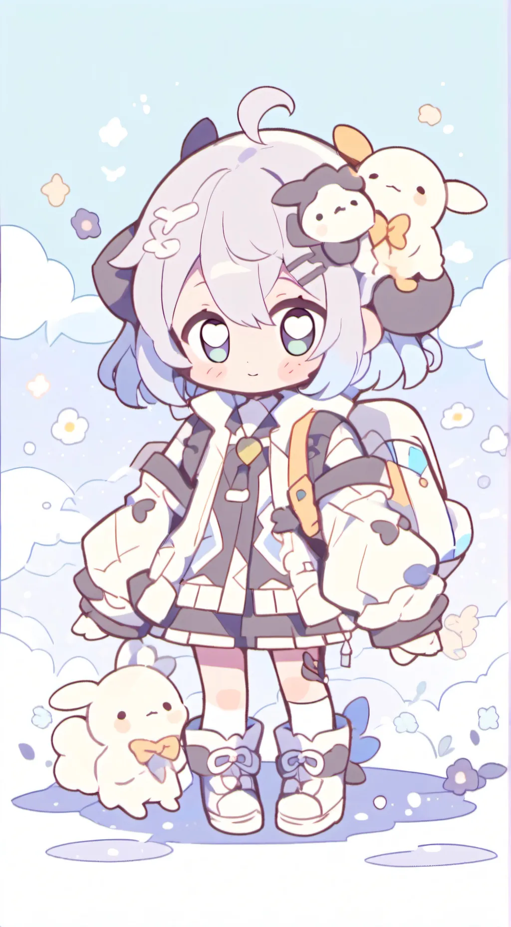 ai character: biskit background