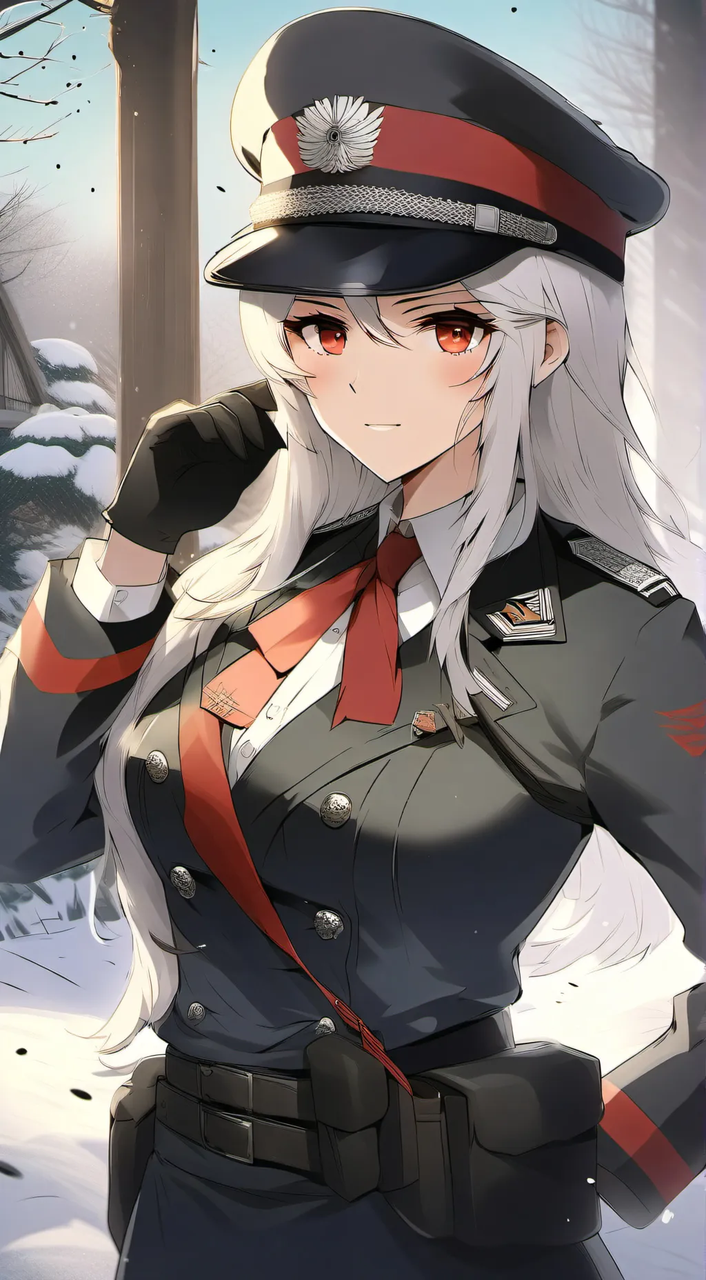 ai character: Miss Lana,Hanauer  background