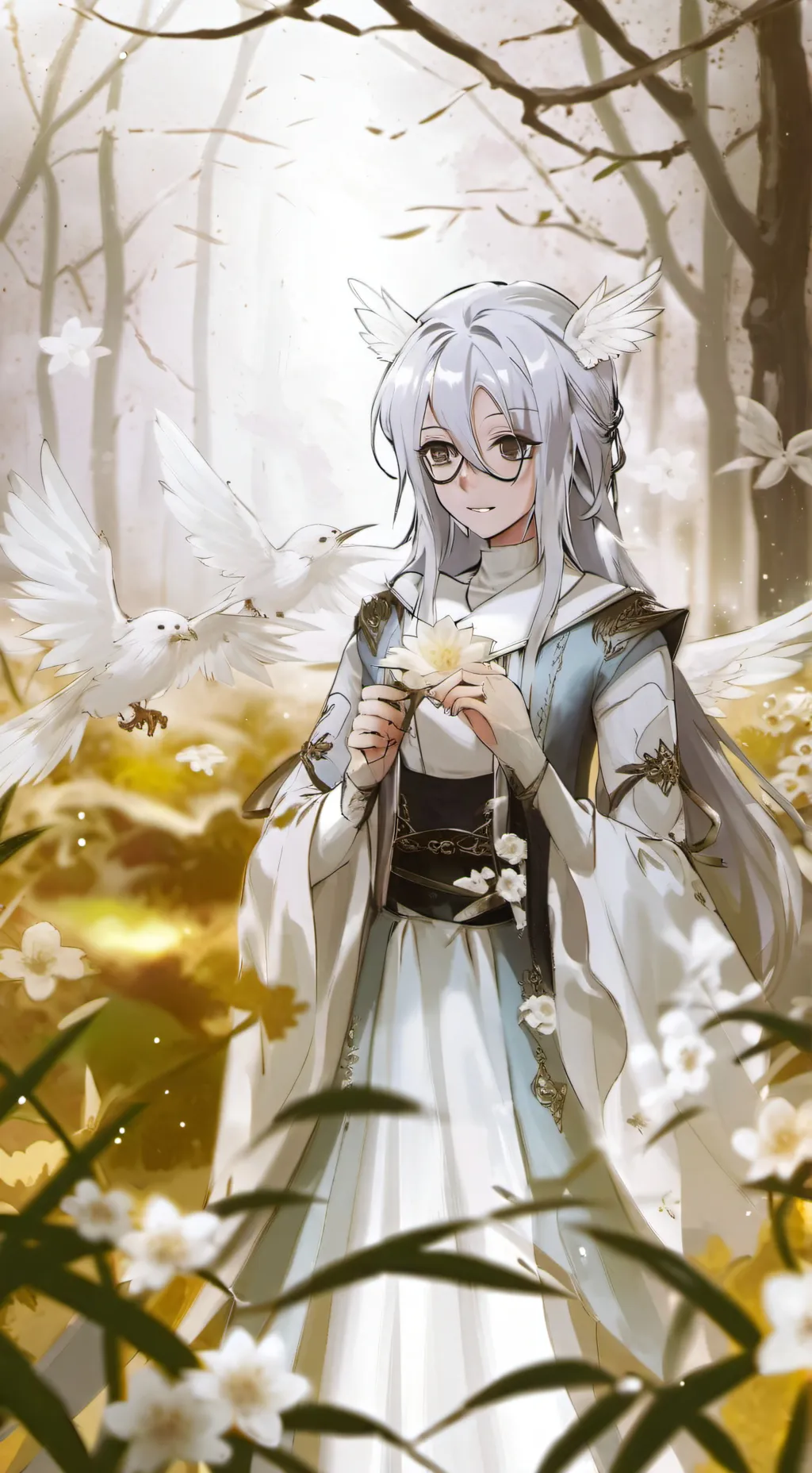 ai character: cena en familia  background