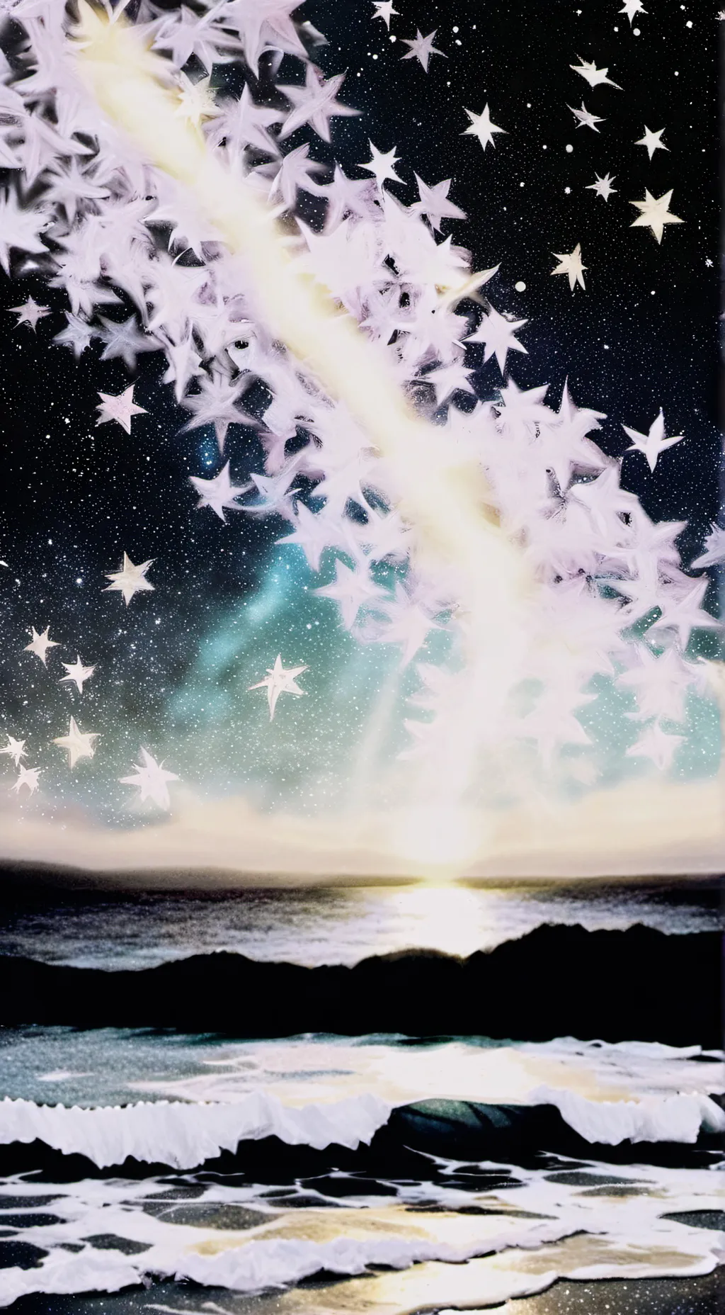 ai character: MHA ocean  background