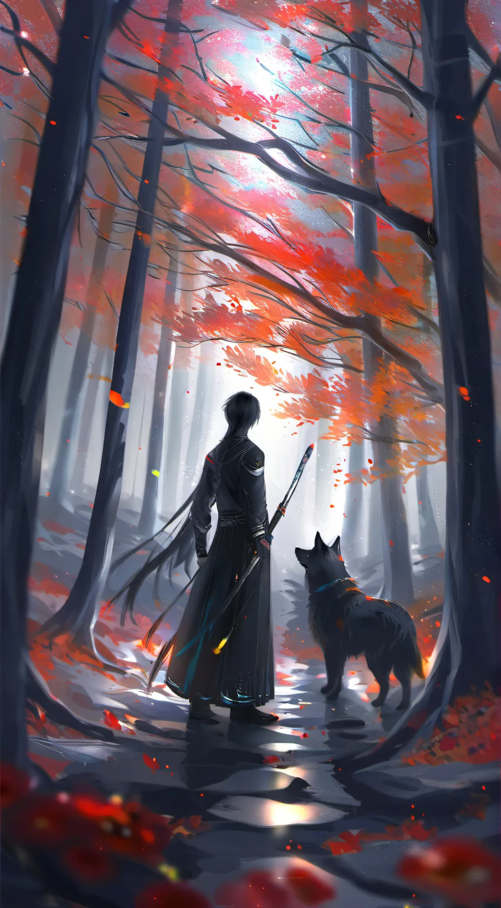 ai character: neko seek background