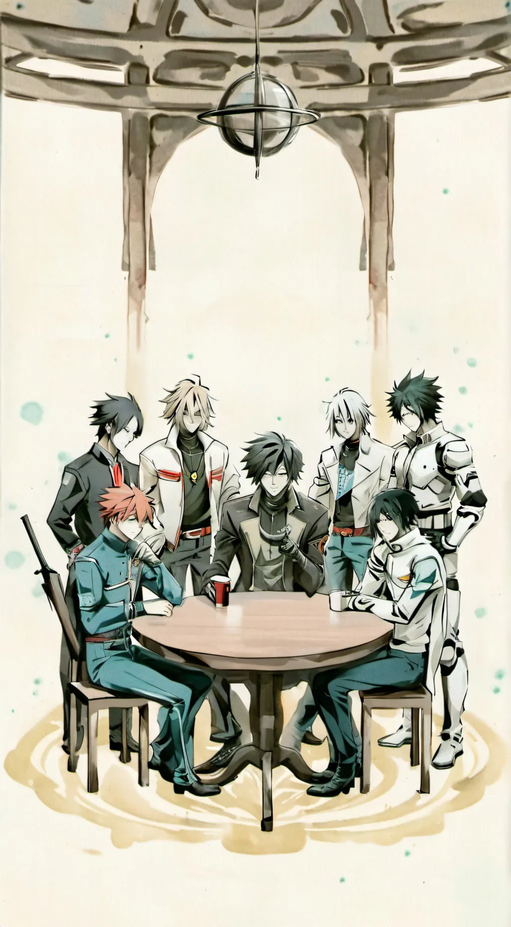 ai character: Mha Mafia  background