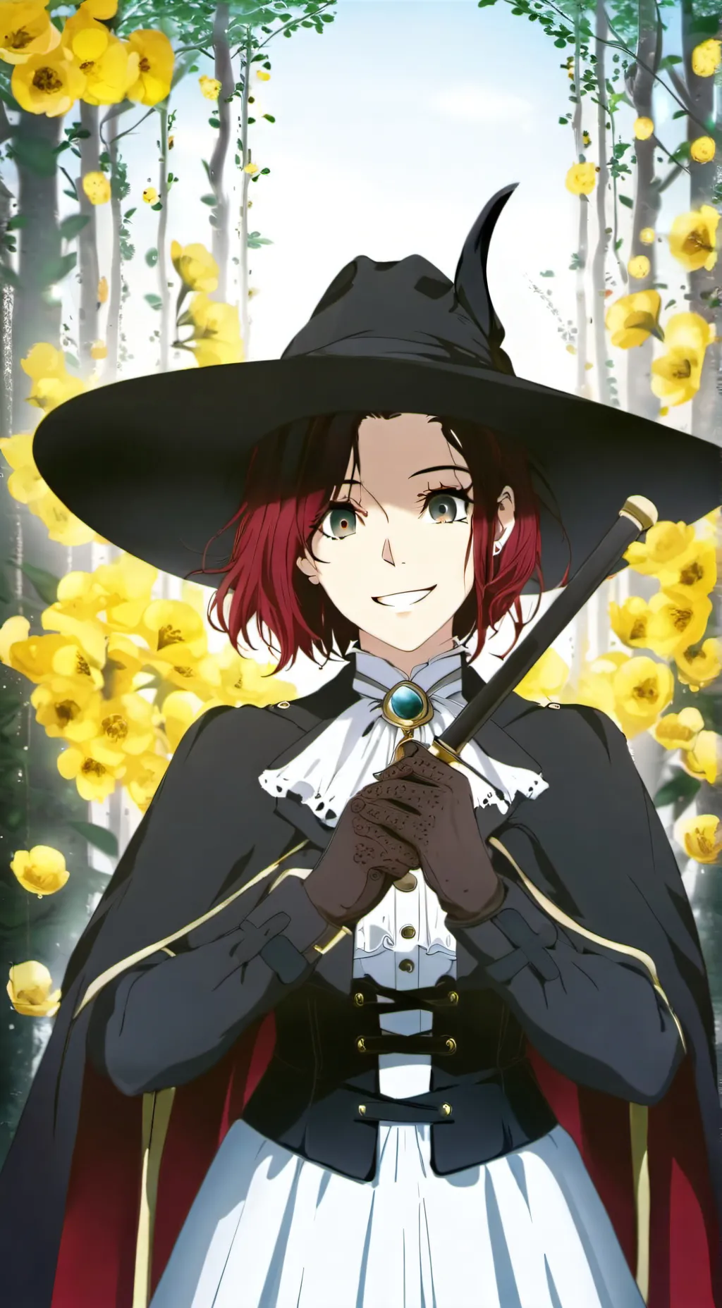 ai character: AVI. background