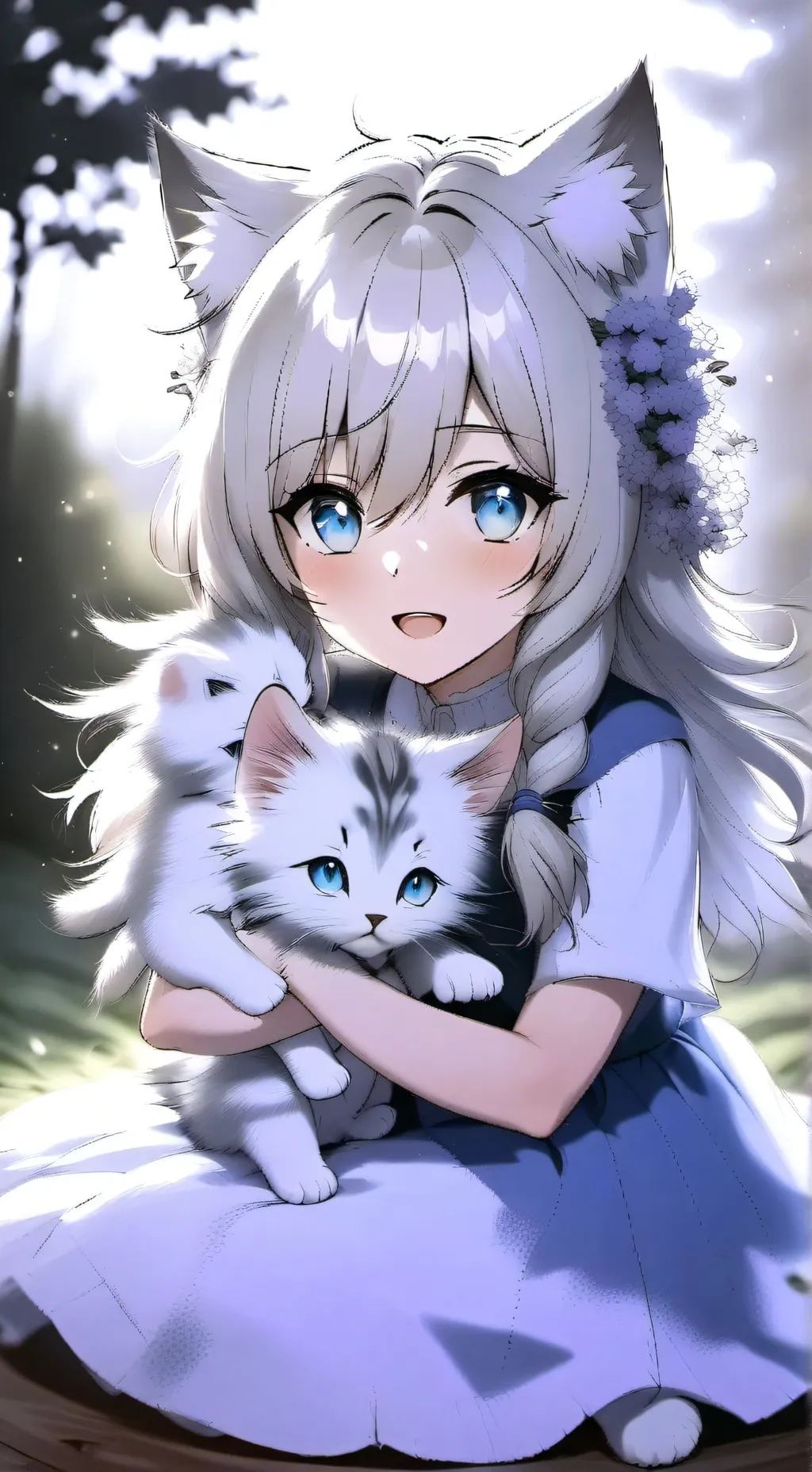ai character: Cat mom background