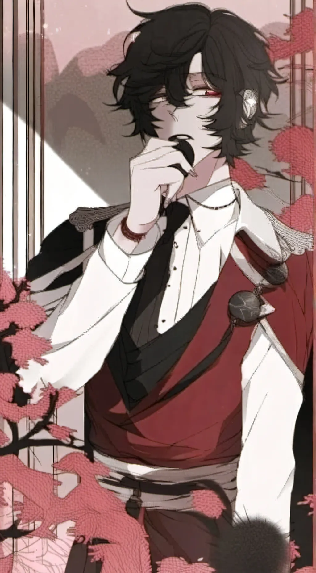 ai character: Osamu Dazai background