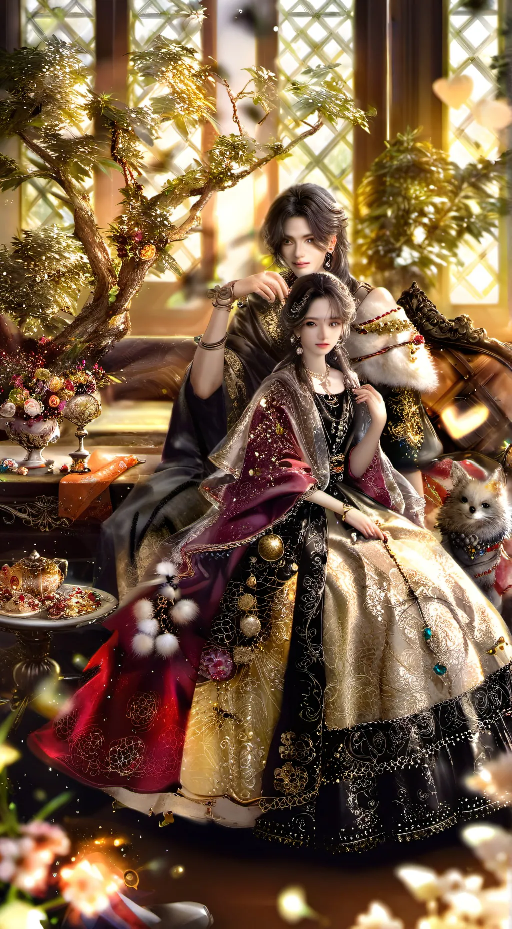 ai character: pai e mãe toxico background