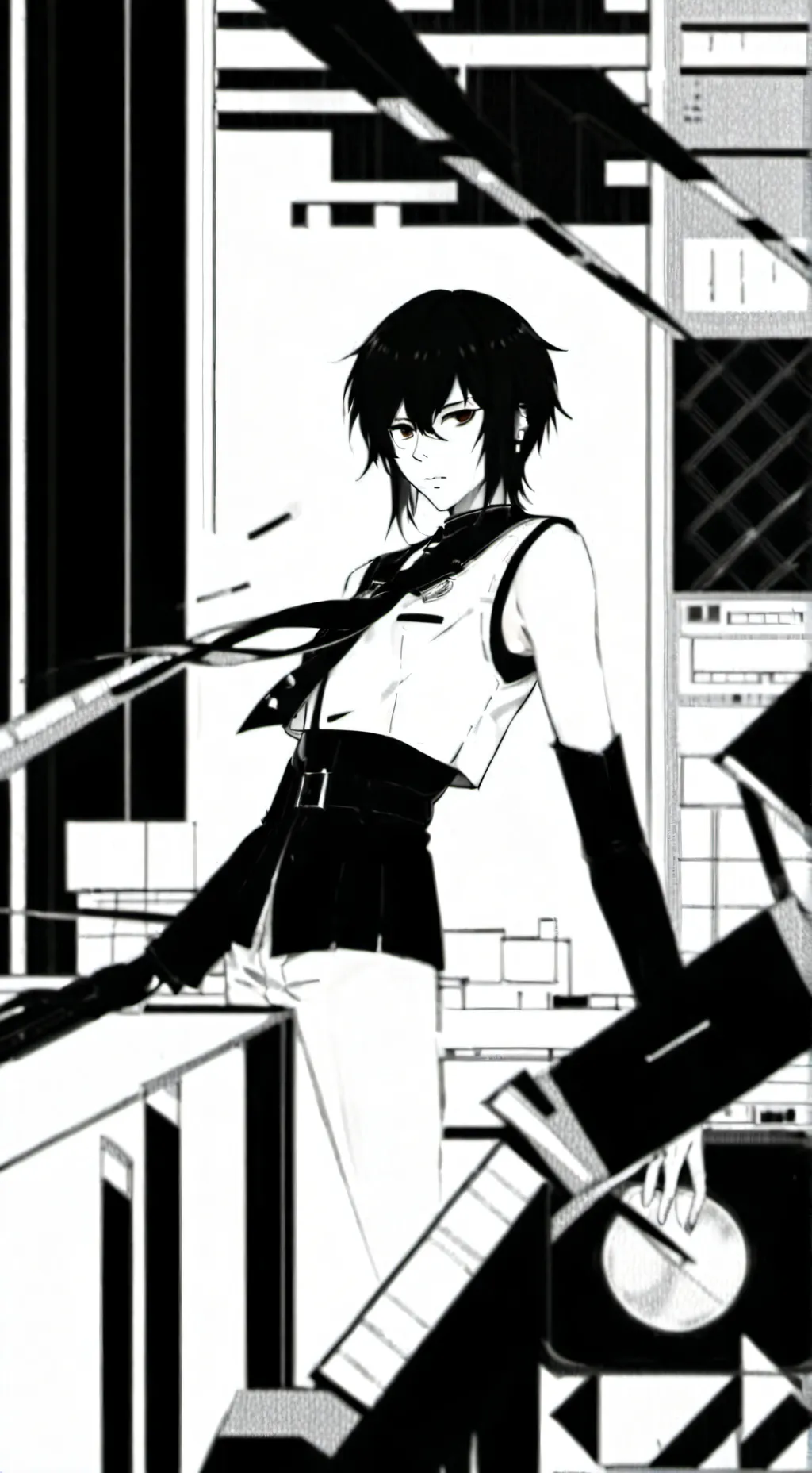 ai character: akutagawa background