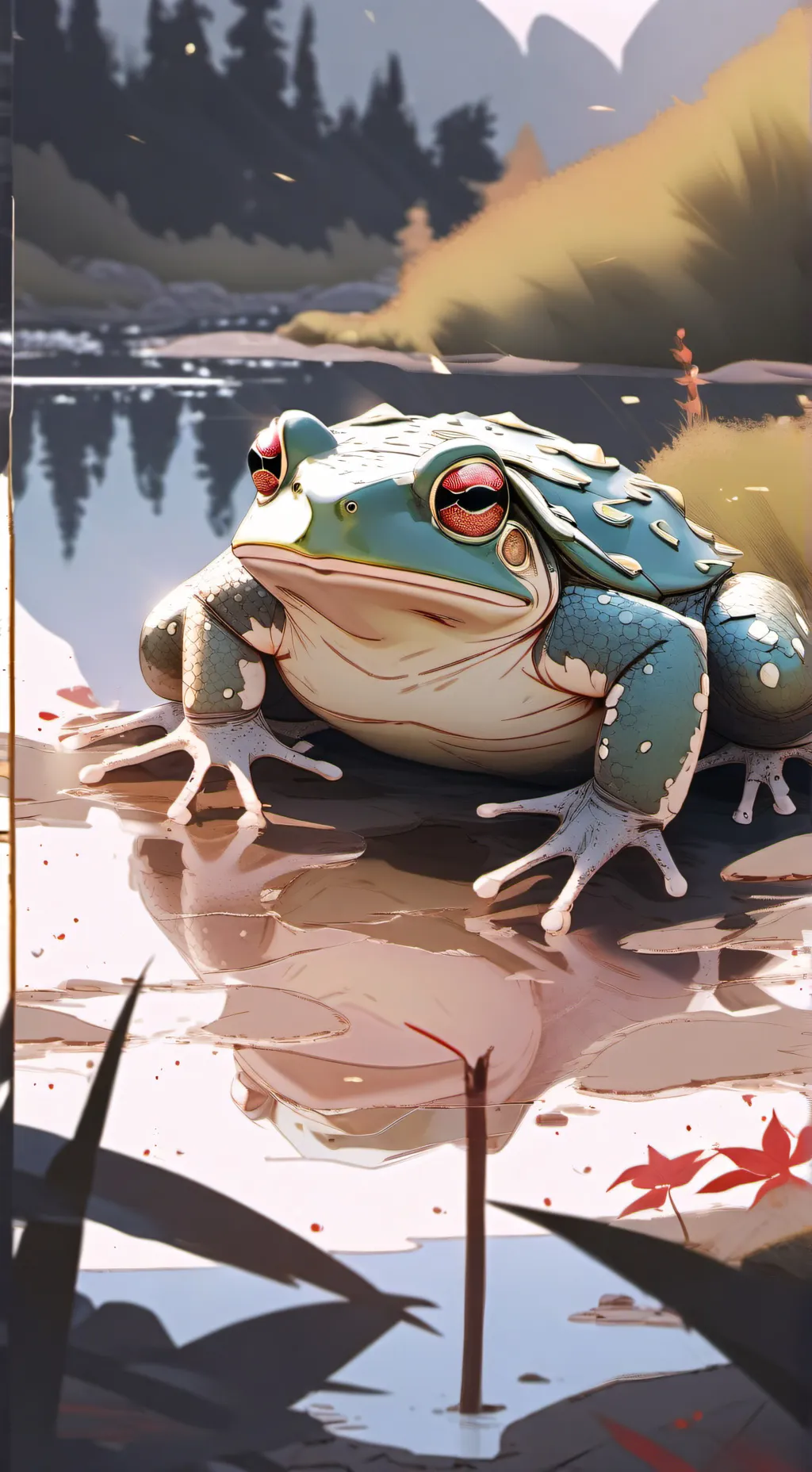 ai character: toad background