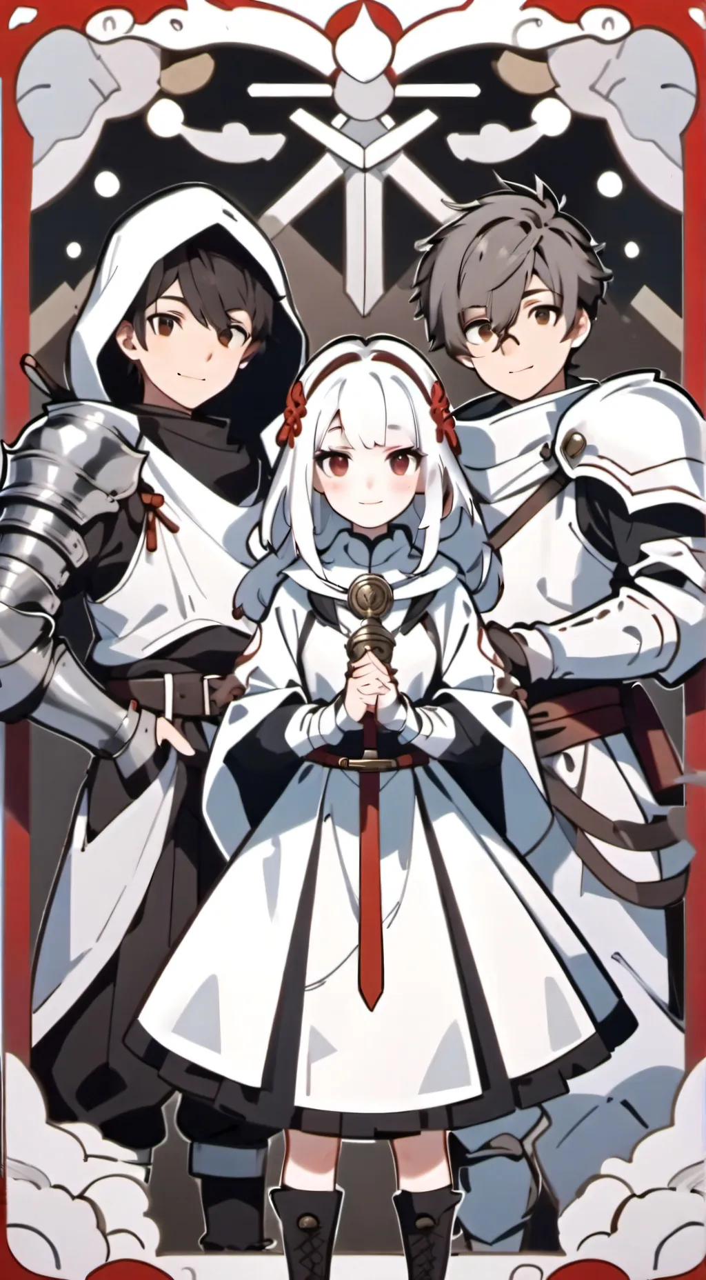 ai character: nick,Angela,friday background