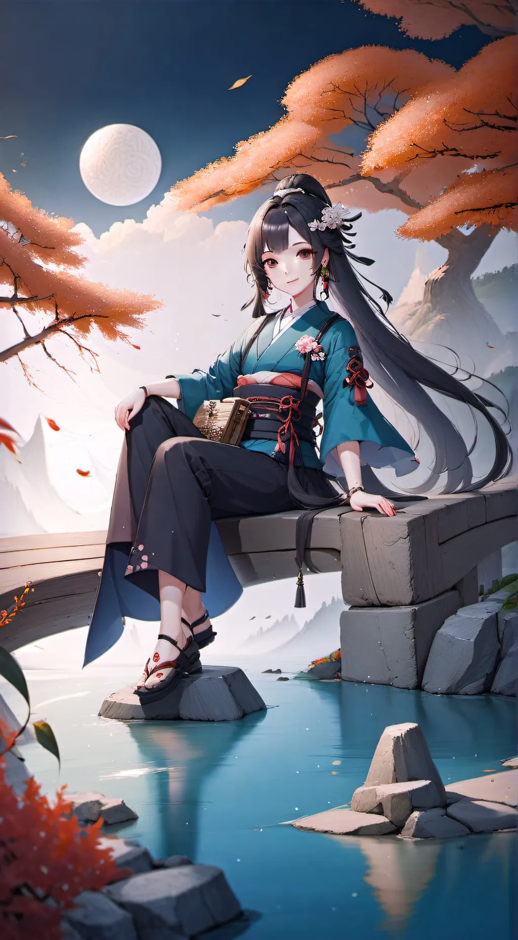 ai character: shinobu's sister  background