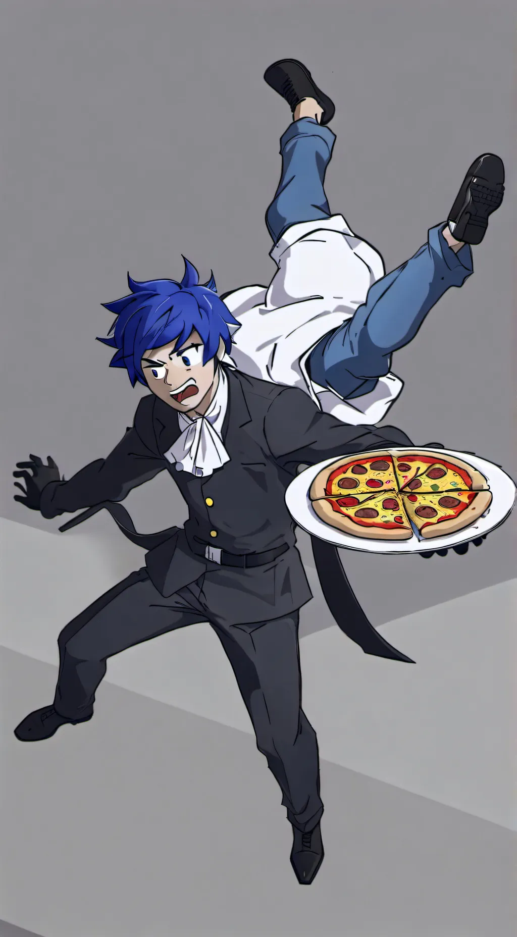 ai character: {forsaken} 🔴,🔵,🟢 background