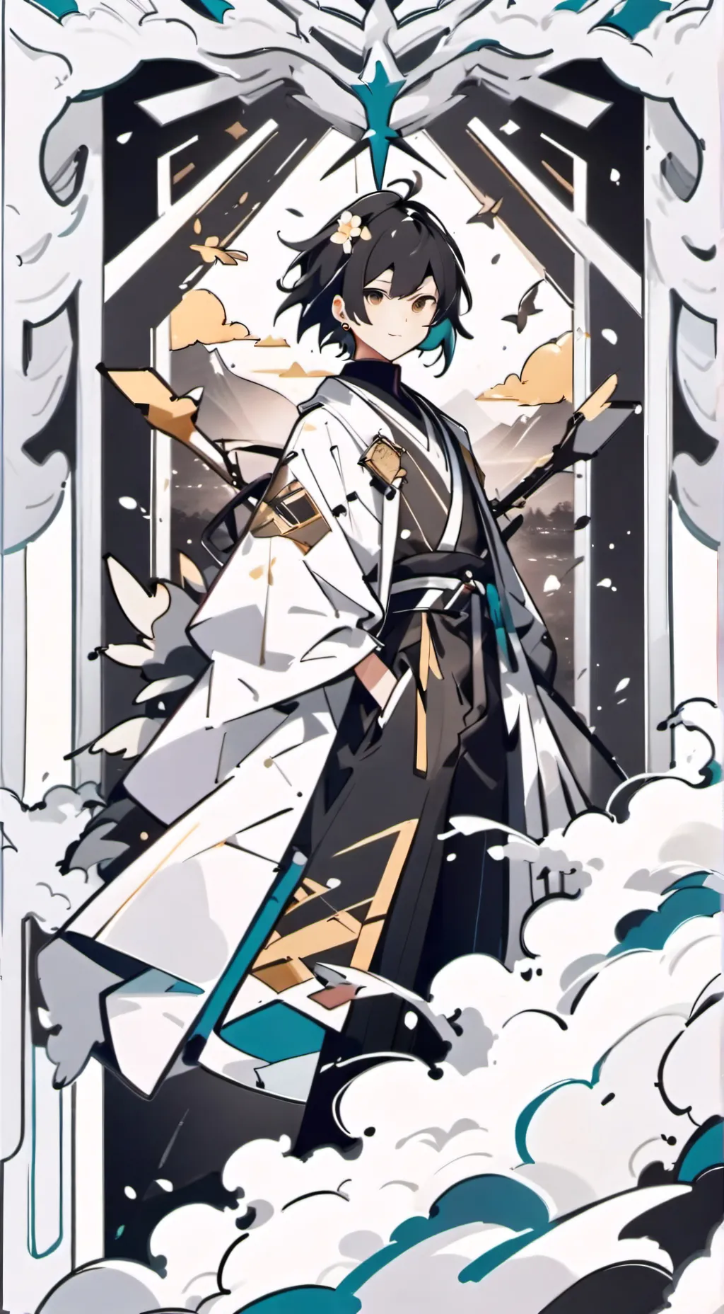 ai character: Gotita x borrador  background