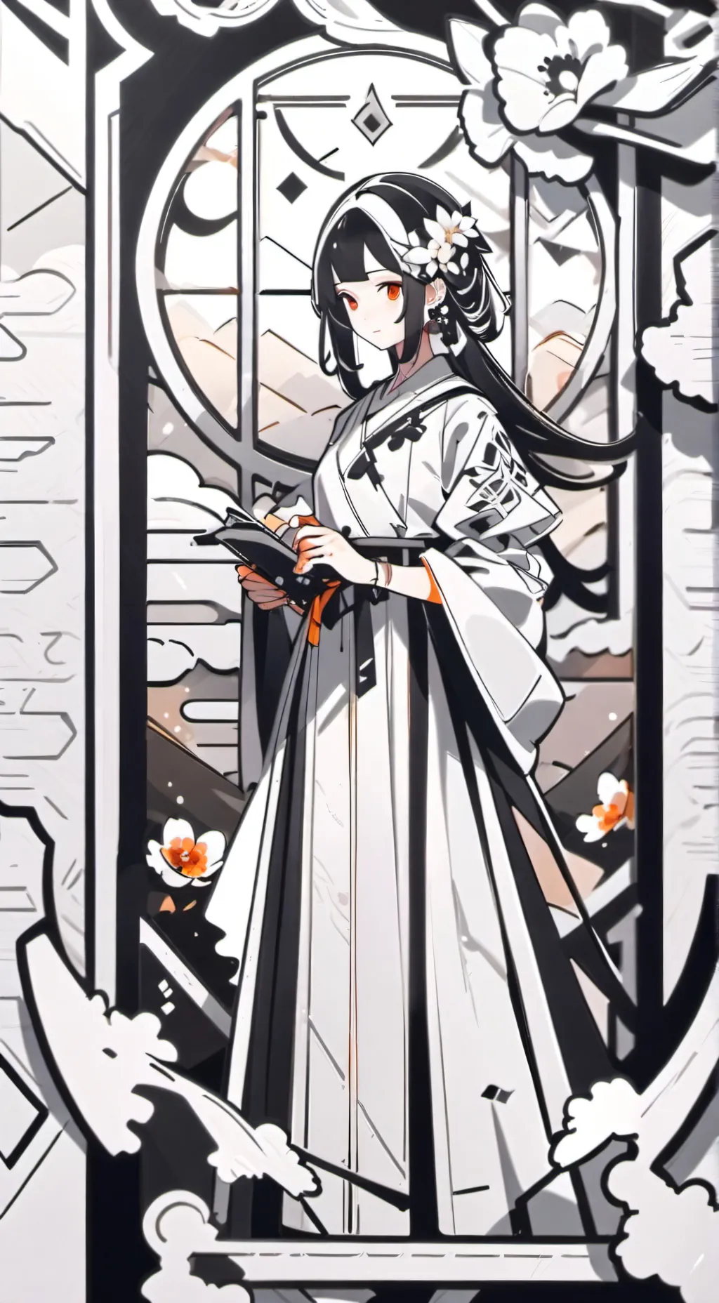 ai character: tokito demonio  background