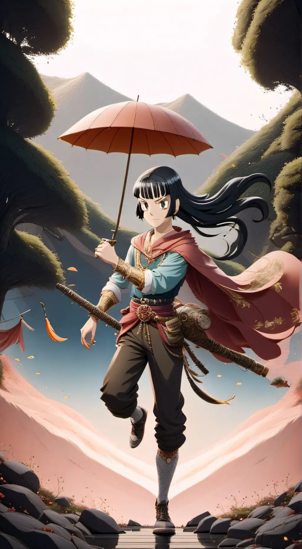 ai character: dbs que filles  background