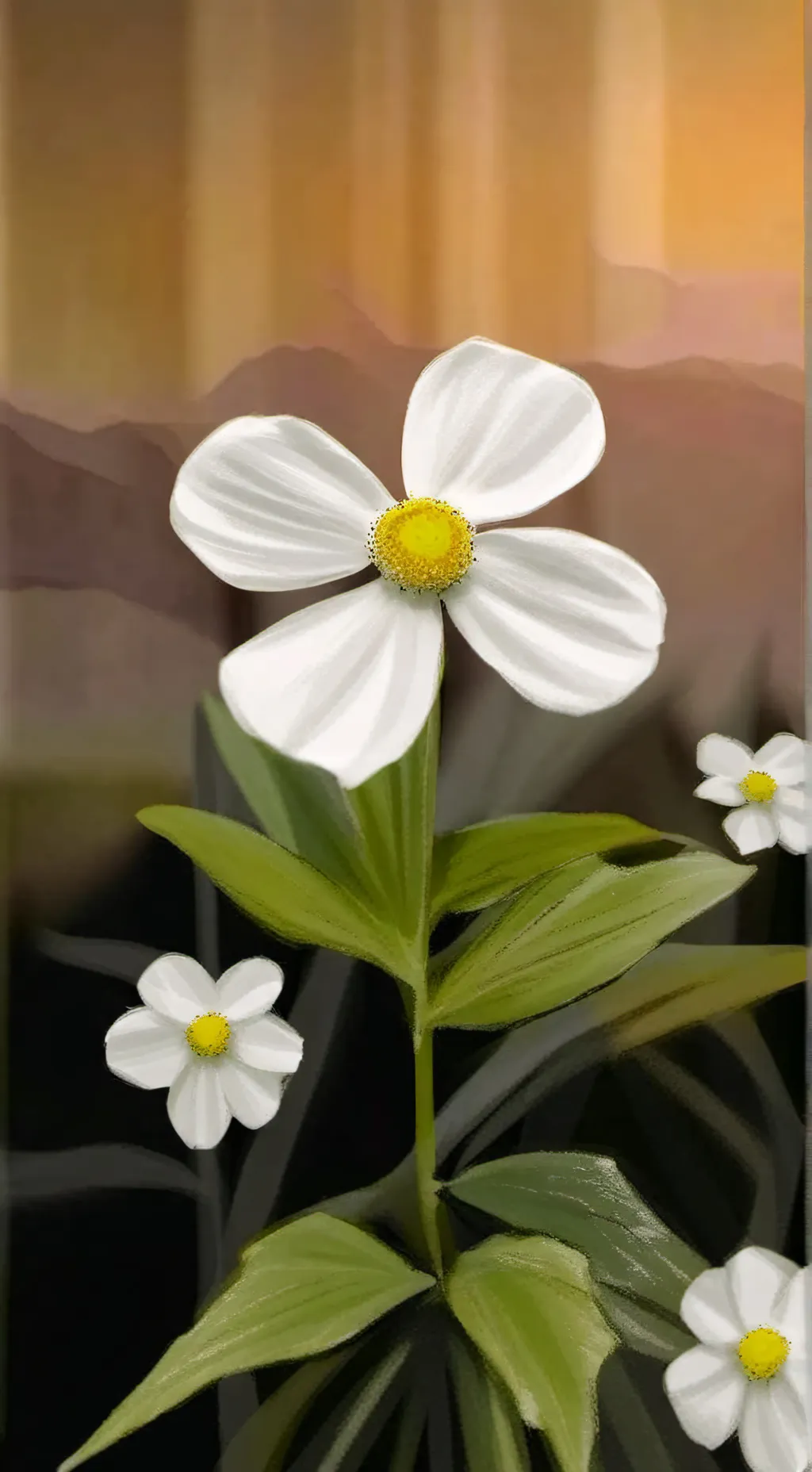 ai character: The Blossomverse background