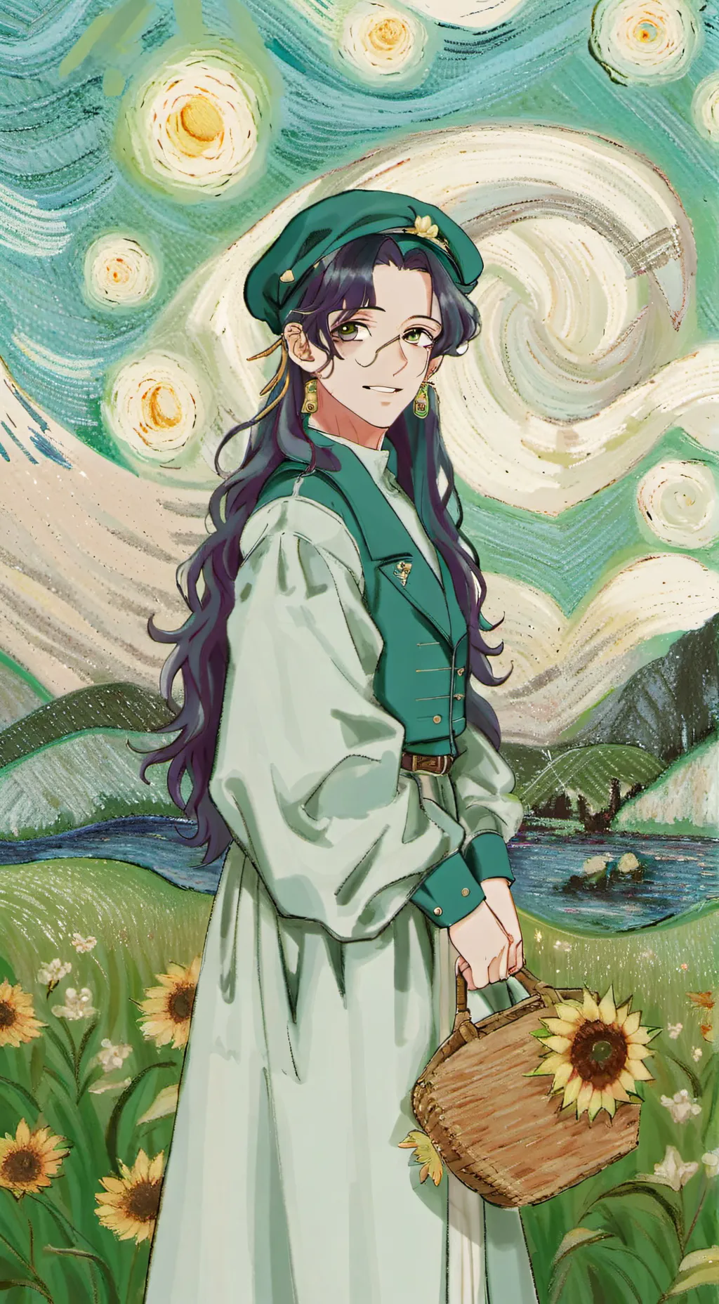 ai character: фамацефт  background