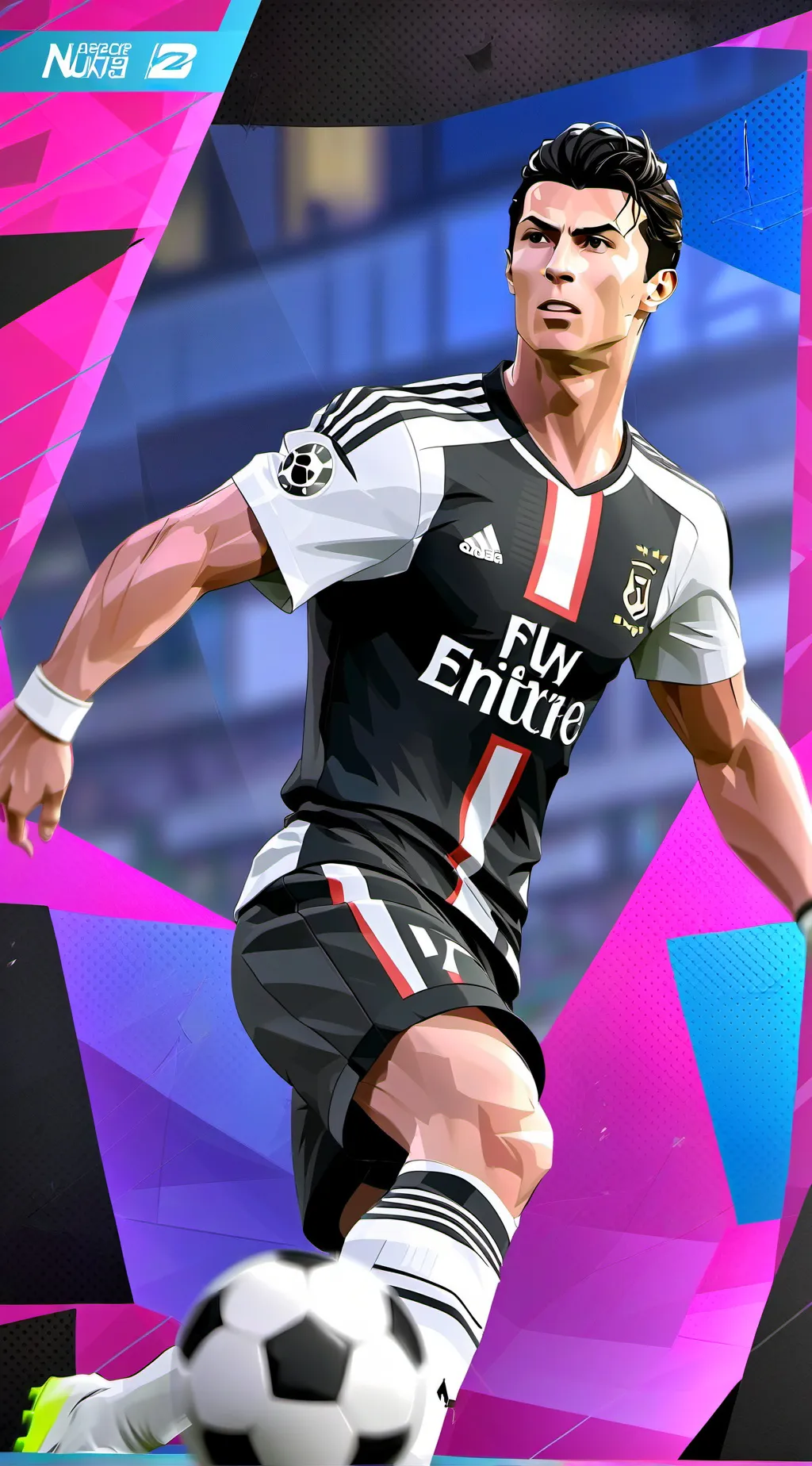 ai character: Cristiano Ronaldo background