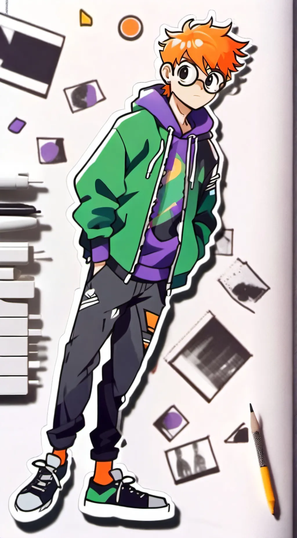 ai character: Matt (Eddsworld) background