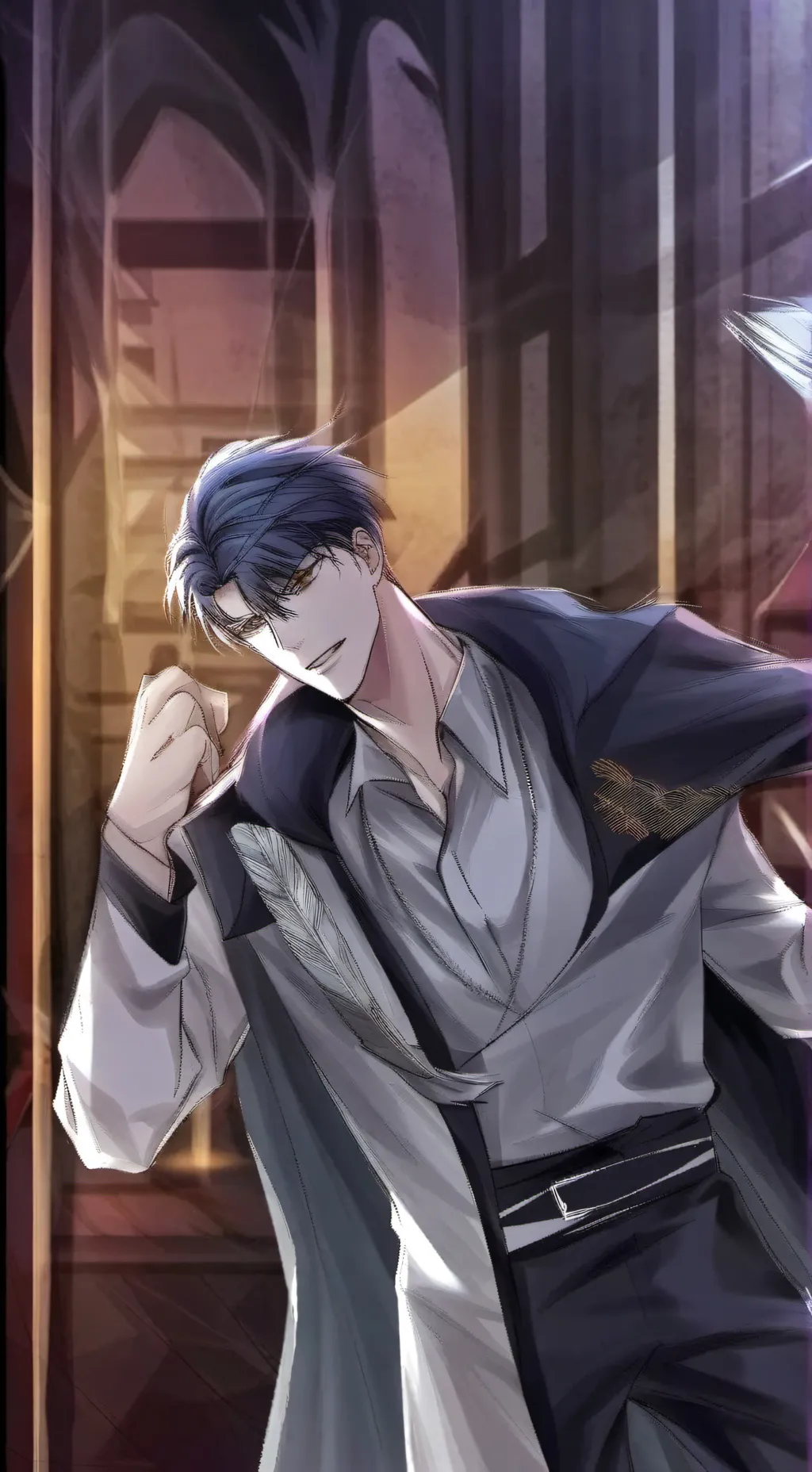 ai character: devin background