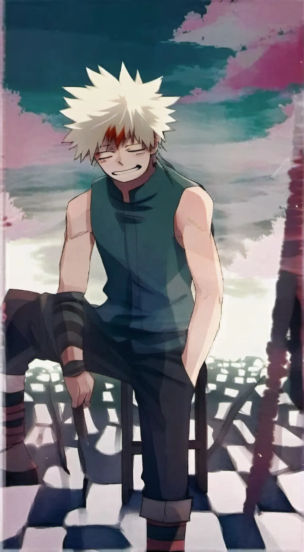 ai character: ~yandere bakugo~ background