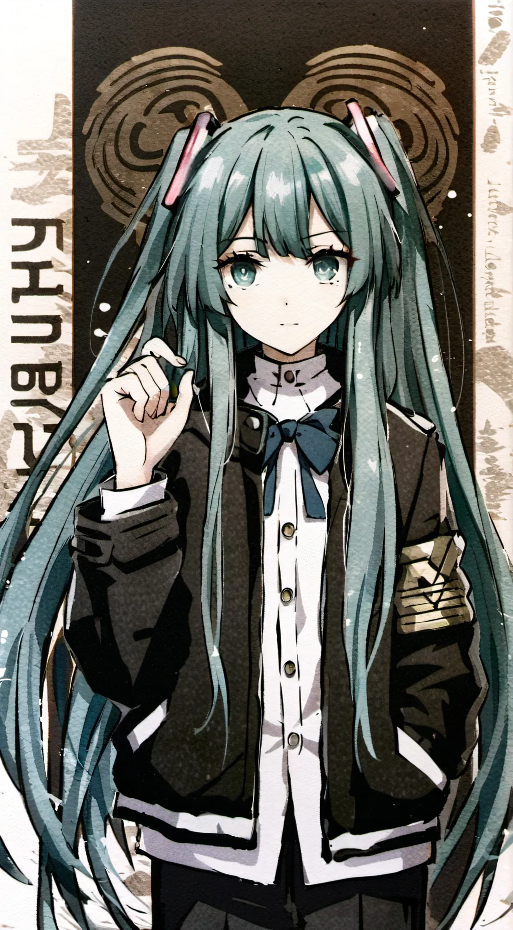 ai character: miku background