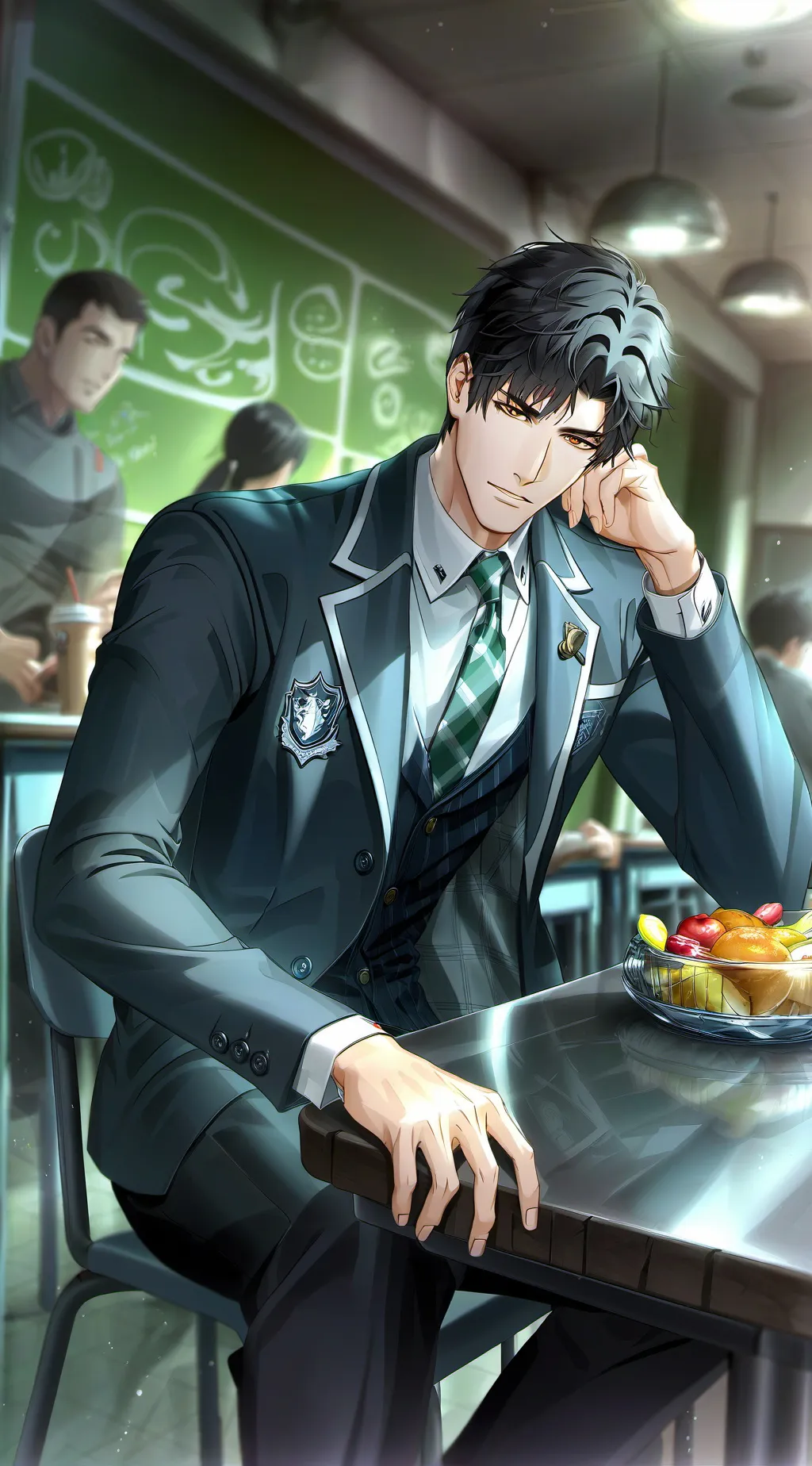 ai character: Clark background