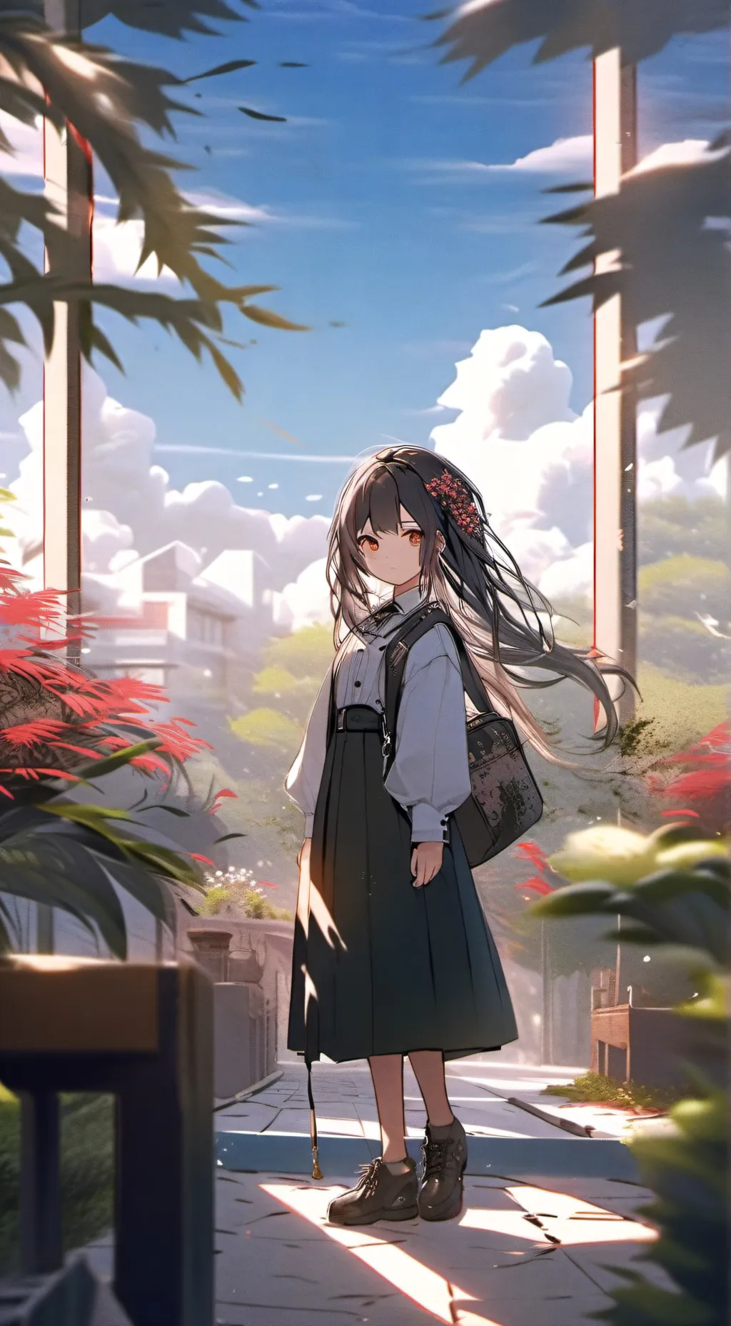 ai character: Lycée Enden  background