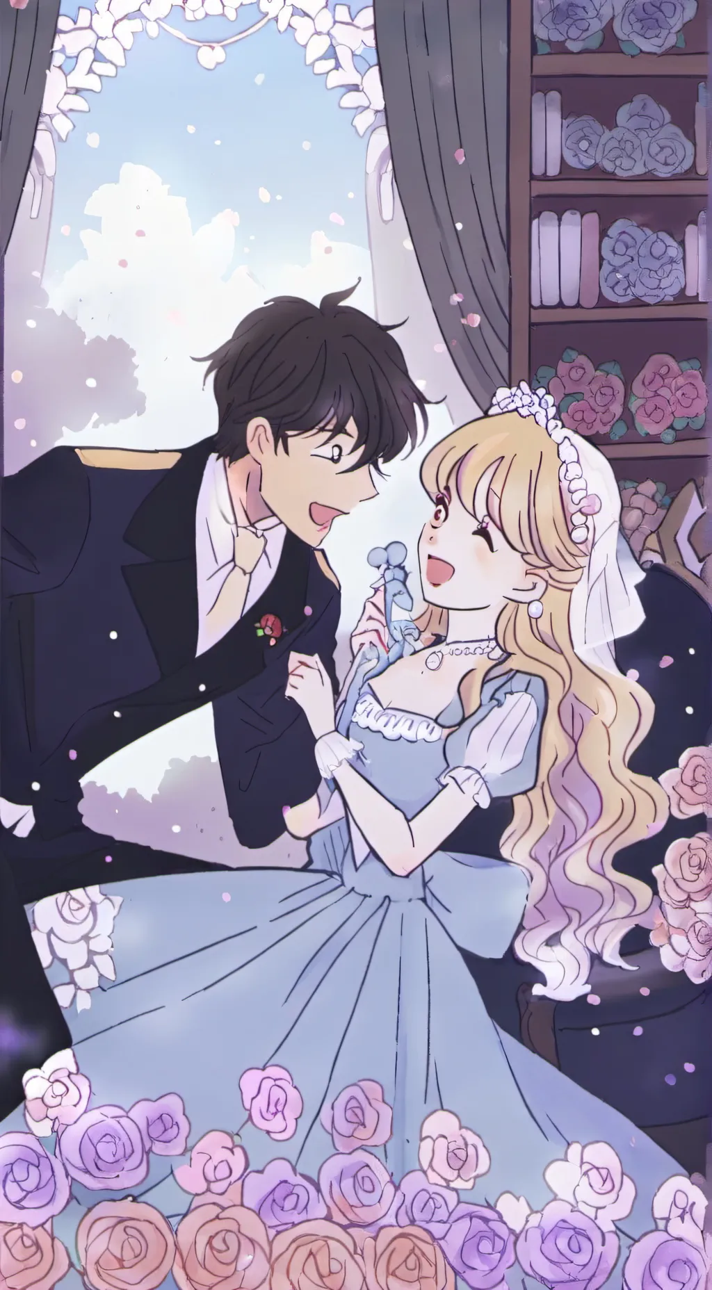 ai character: 🌙moonflower...!🌈🌼 background