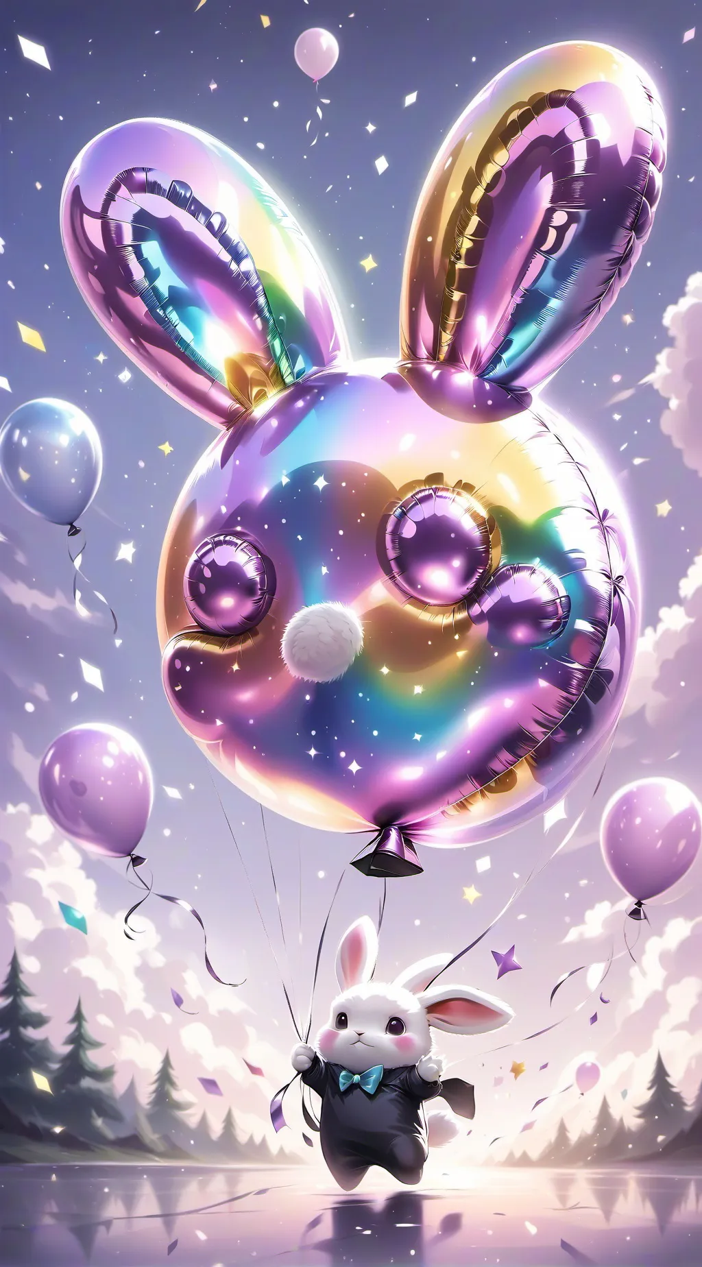 ai character: Dandys world background