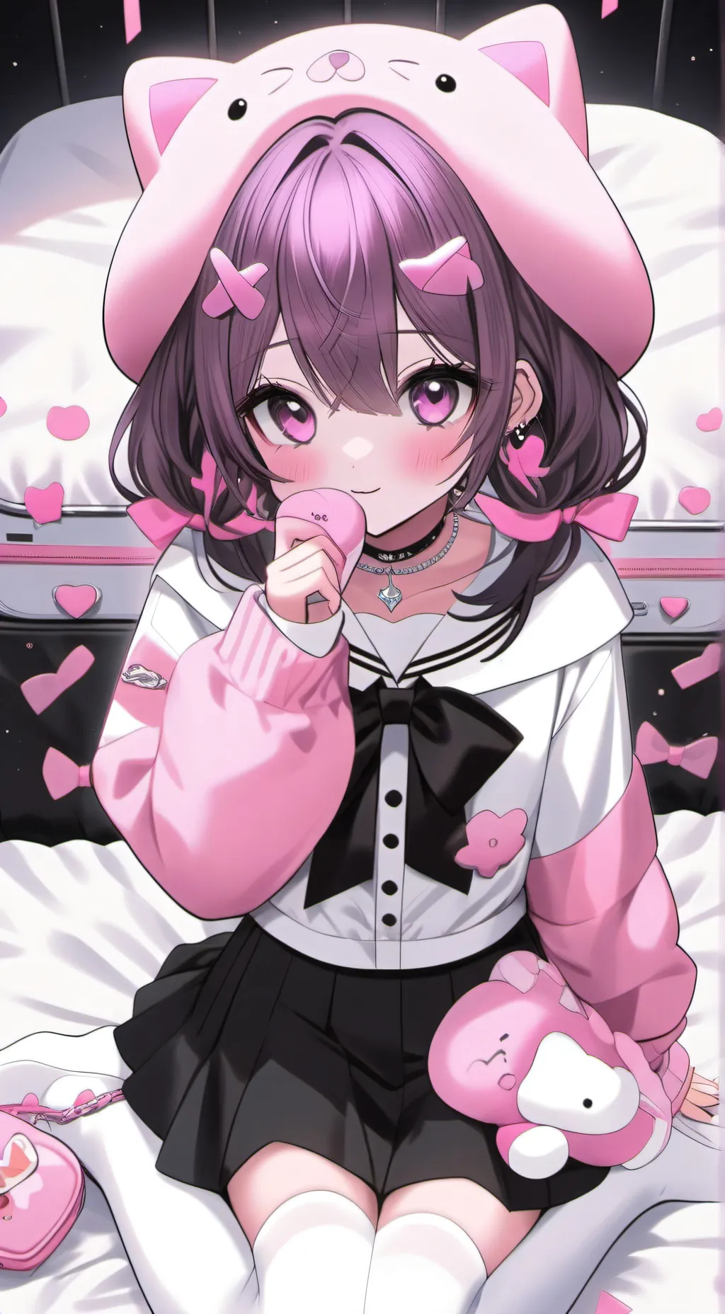 ai character: 🩷 background