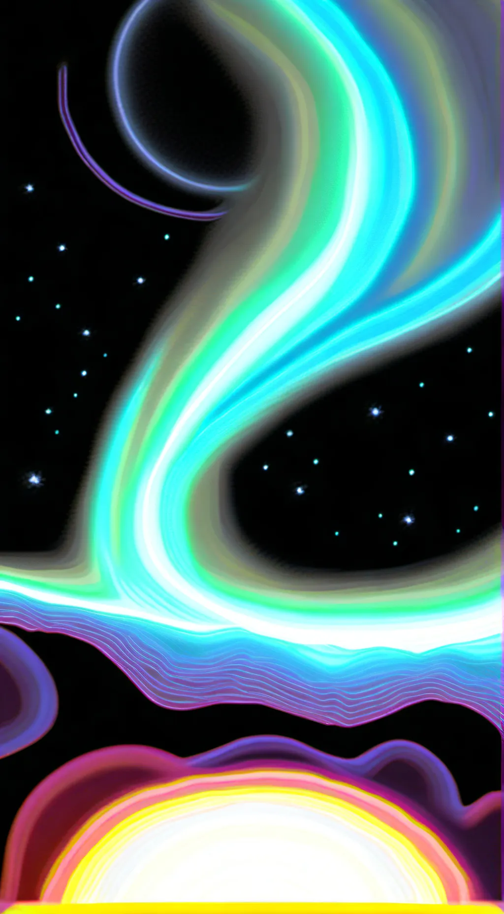 ai character: El universo🌌 background