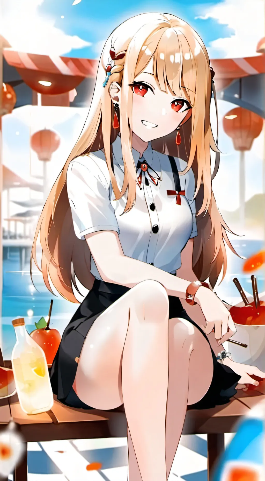 ai character: Marin Ichinose background